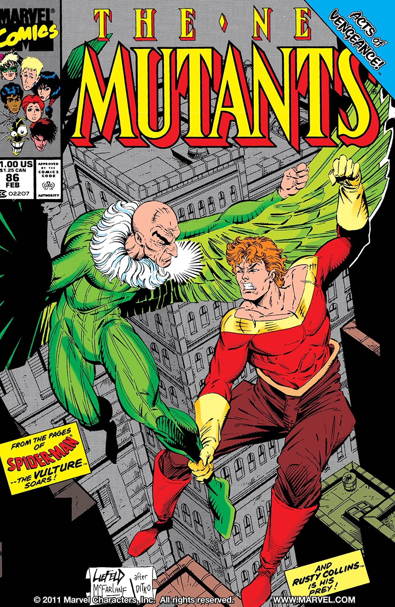 The New Mutants #86 cover