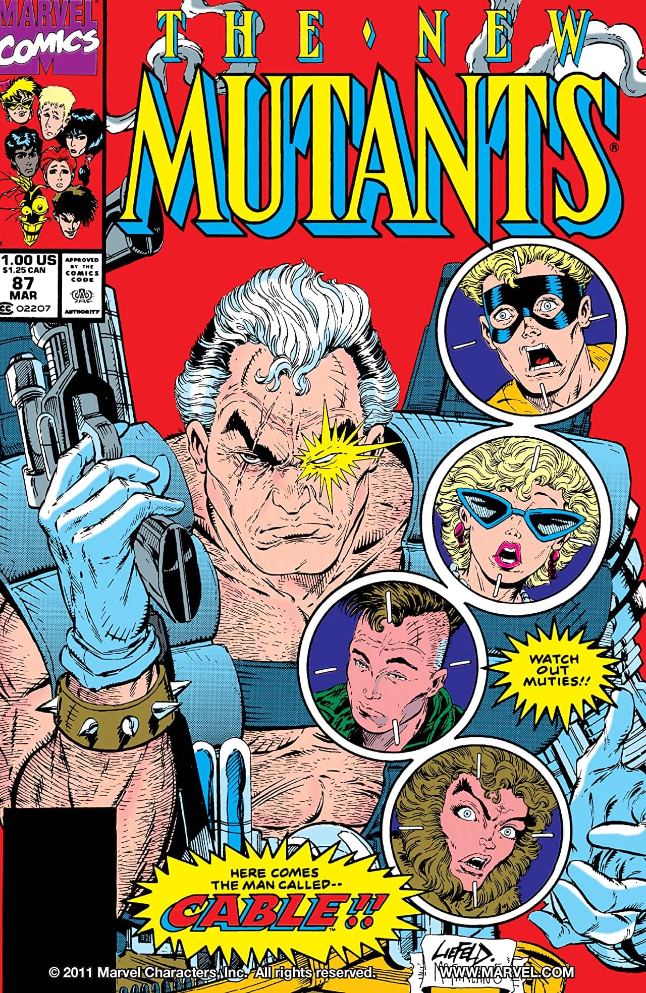 The New Mutants #87 cover