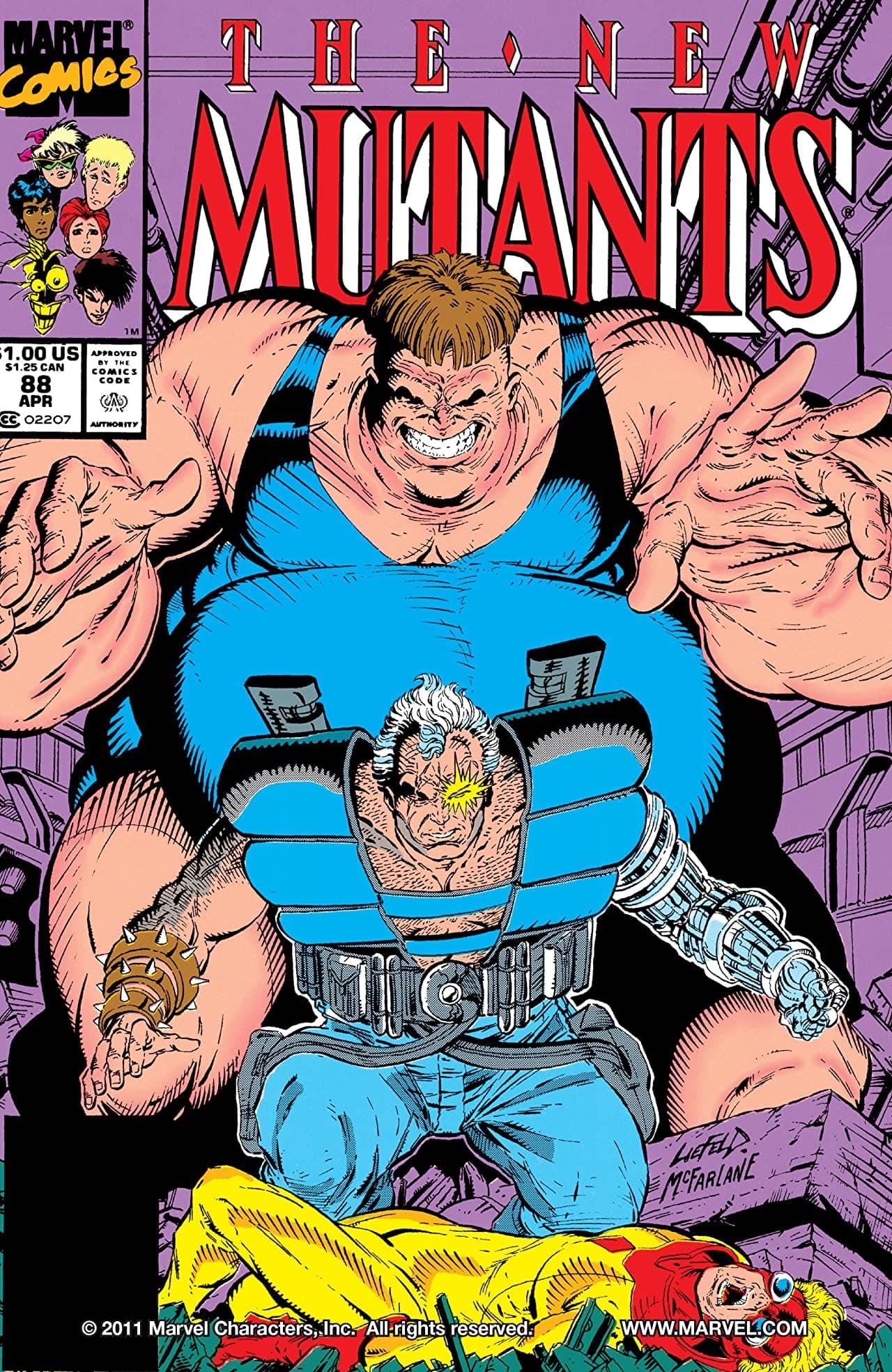 The New Mutants #88 cover