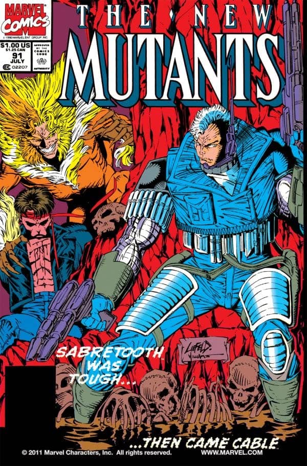 The New Mutants #91 cover