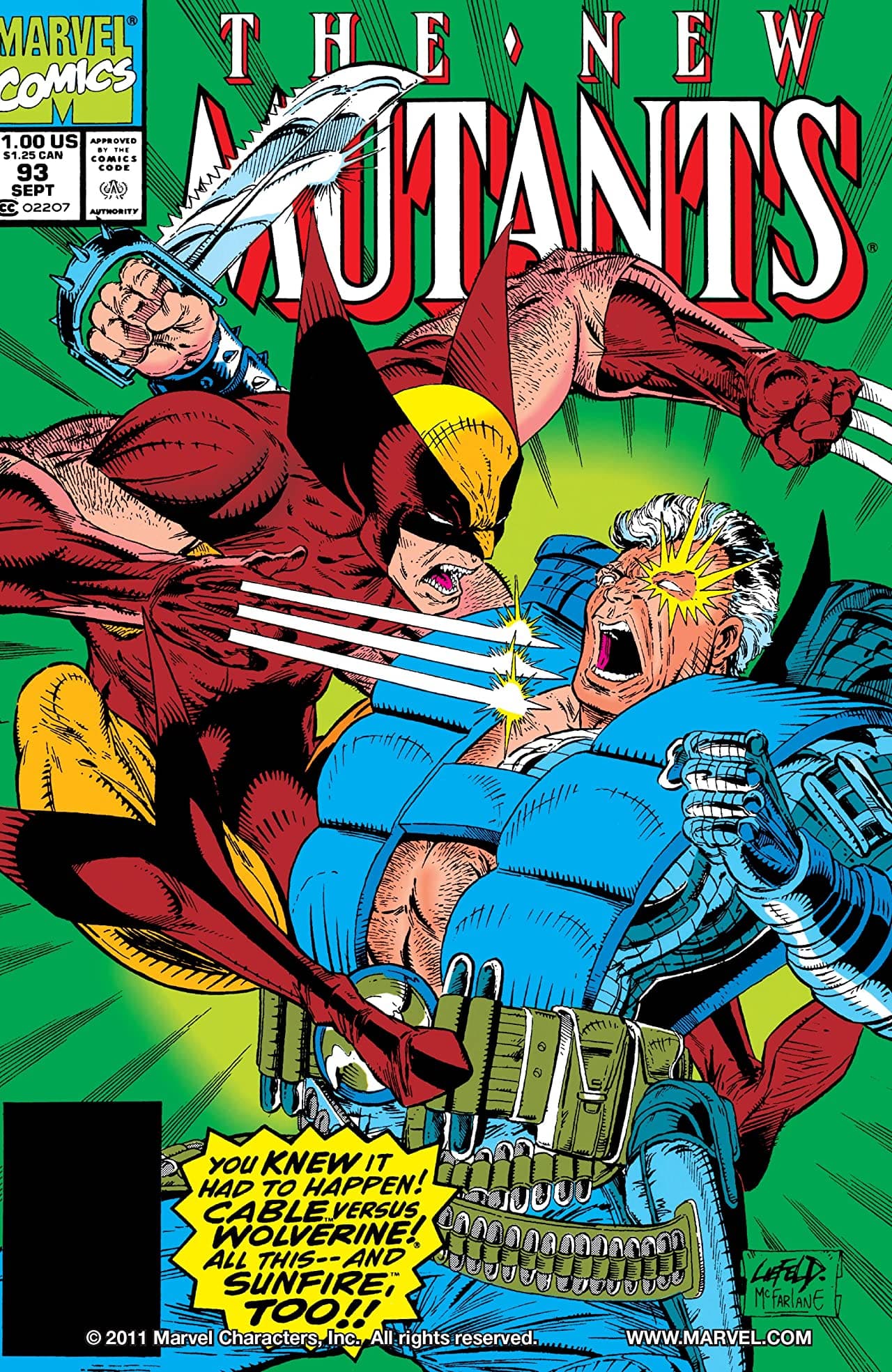 The New Mutants #93 cover