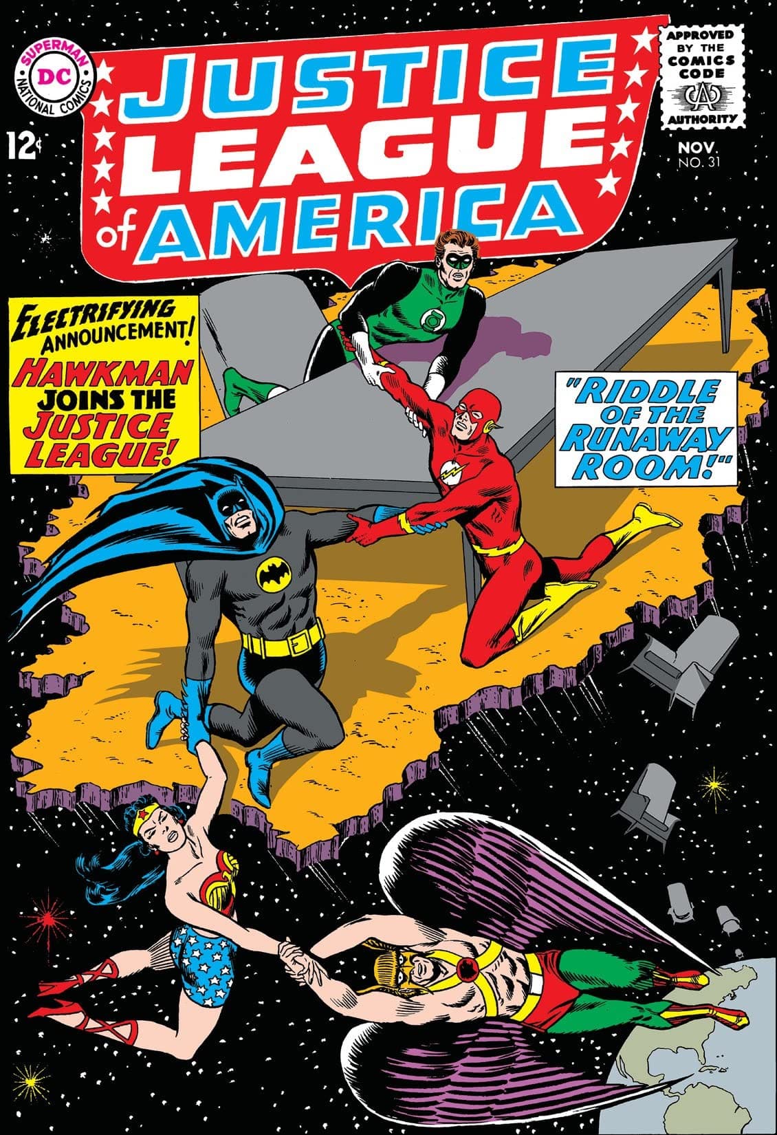 Justice League of America #31 cover