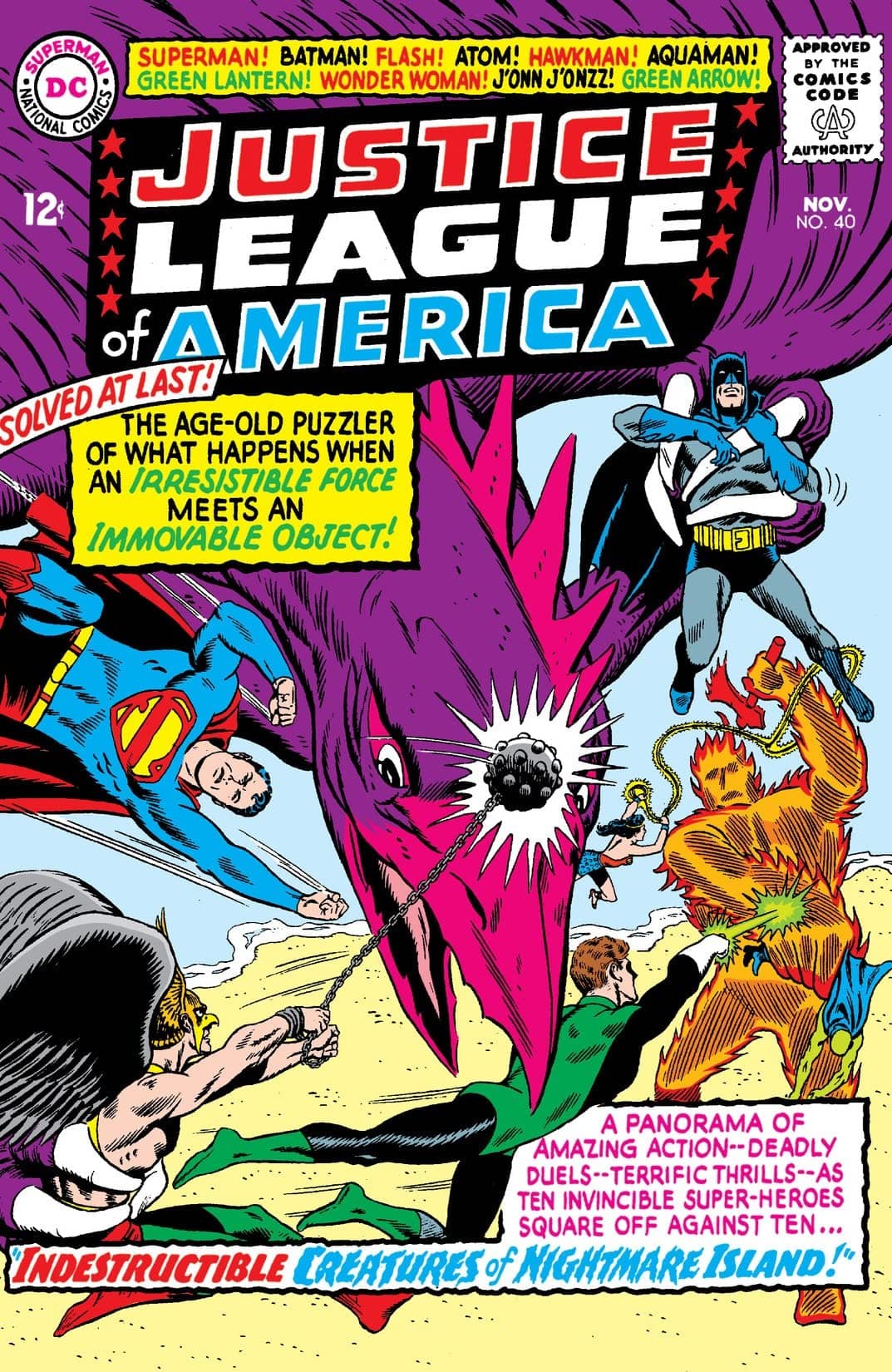 Justice League of America #40 cover