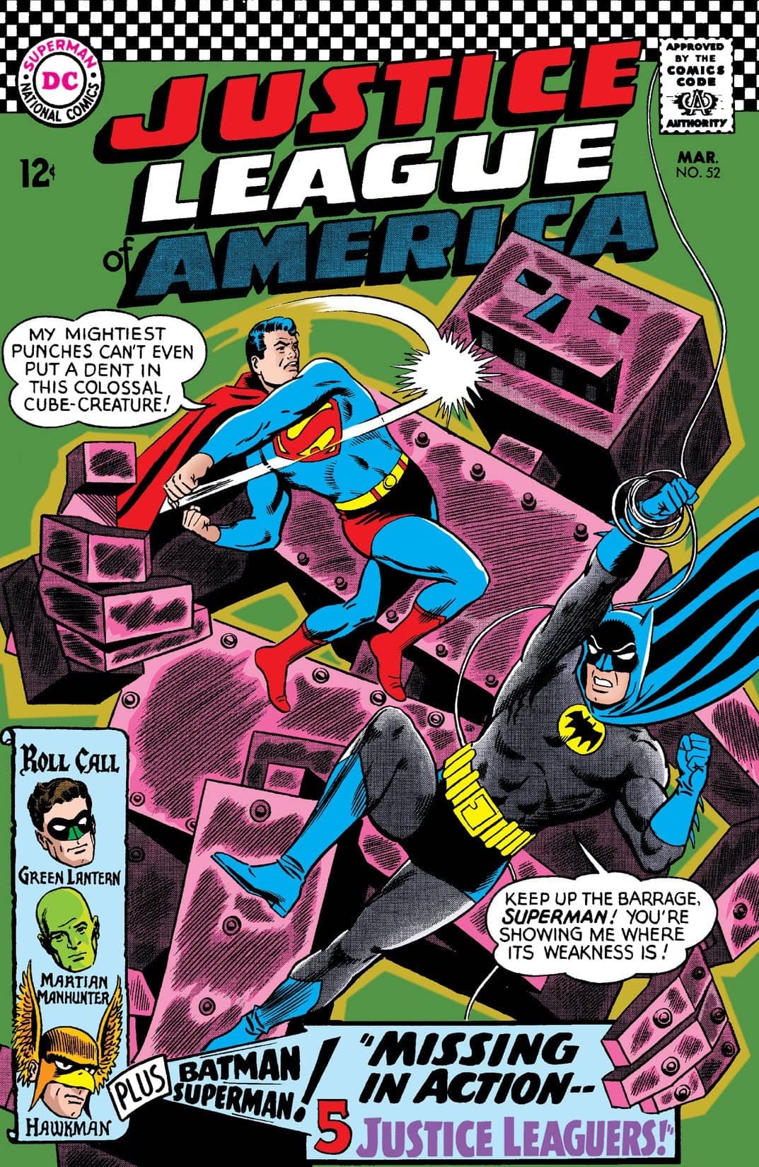 Justice League of America #52 cover