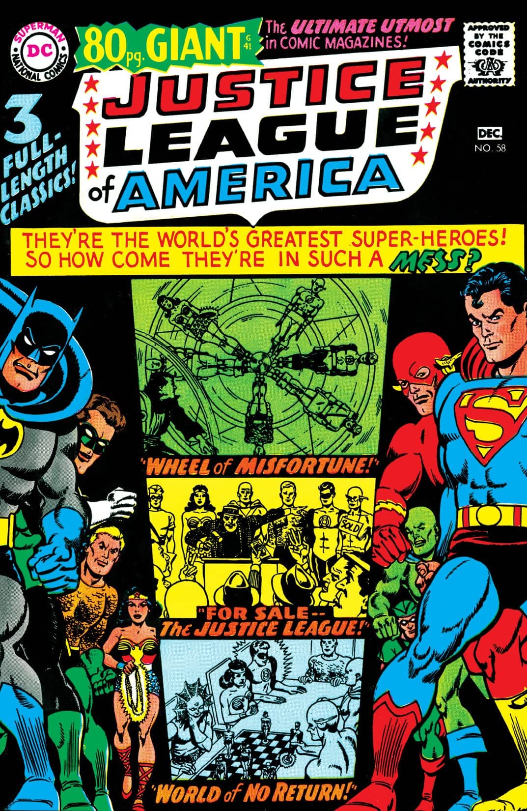 Justice League of America #58 cover