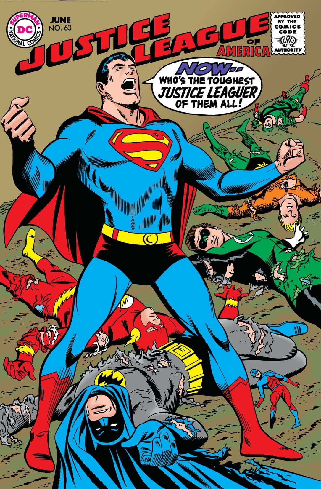 Justice League of America #63 cover
