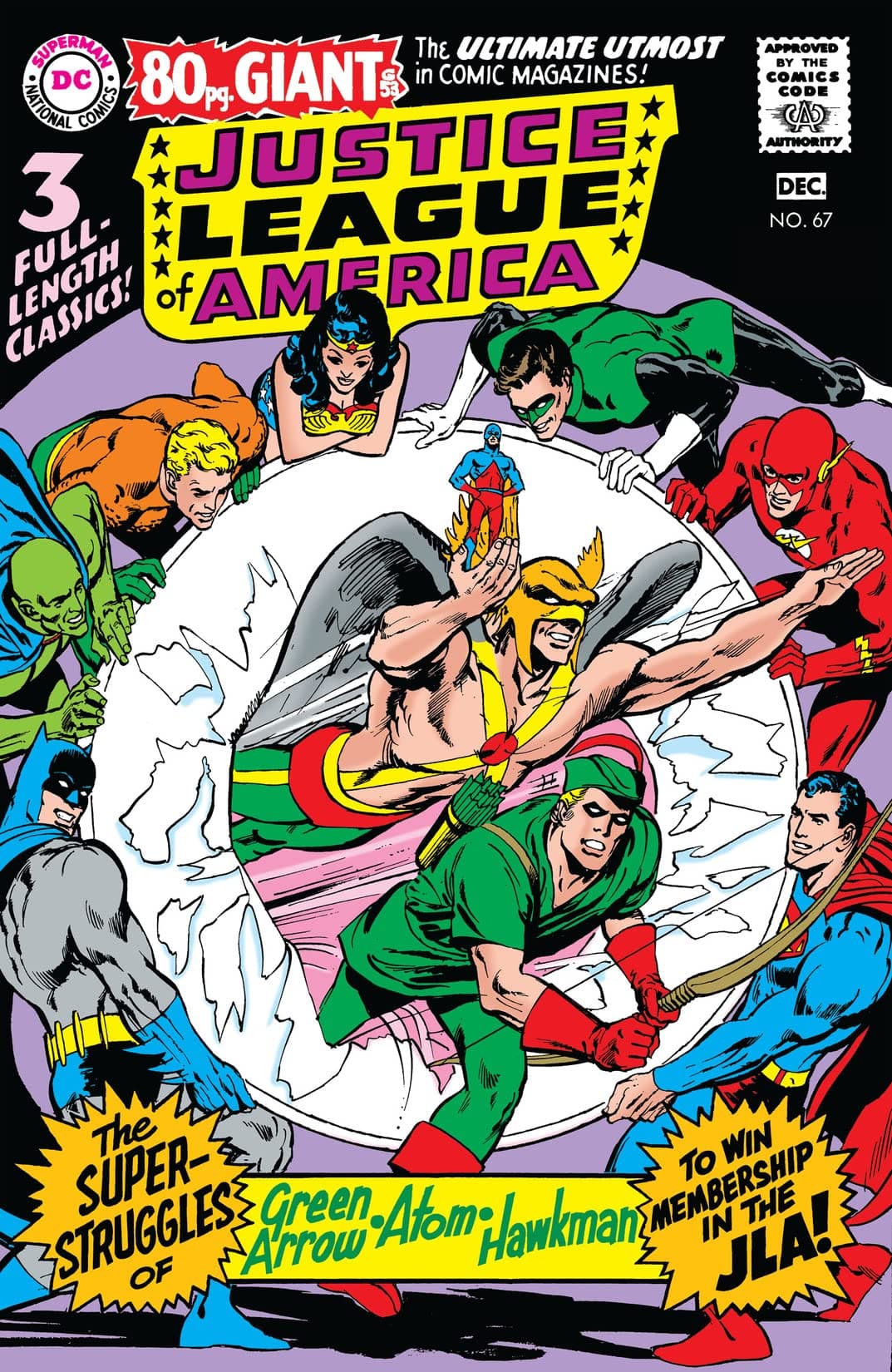Justice League of America #67 cover