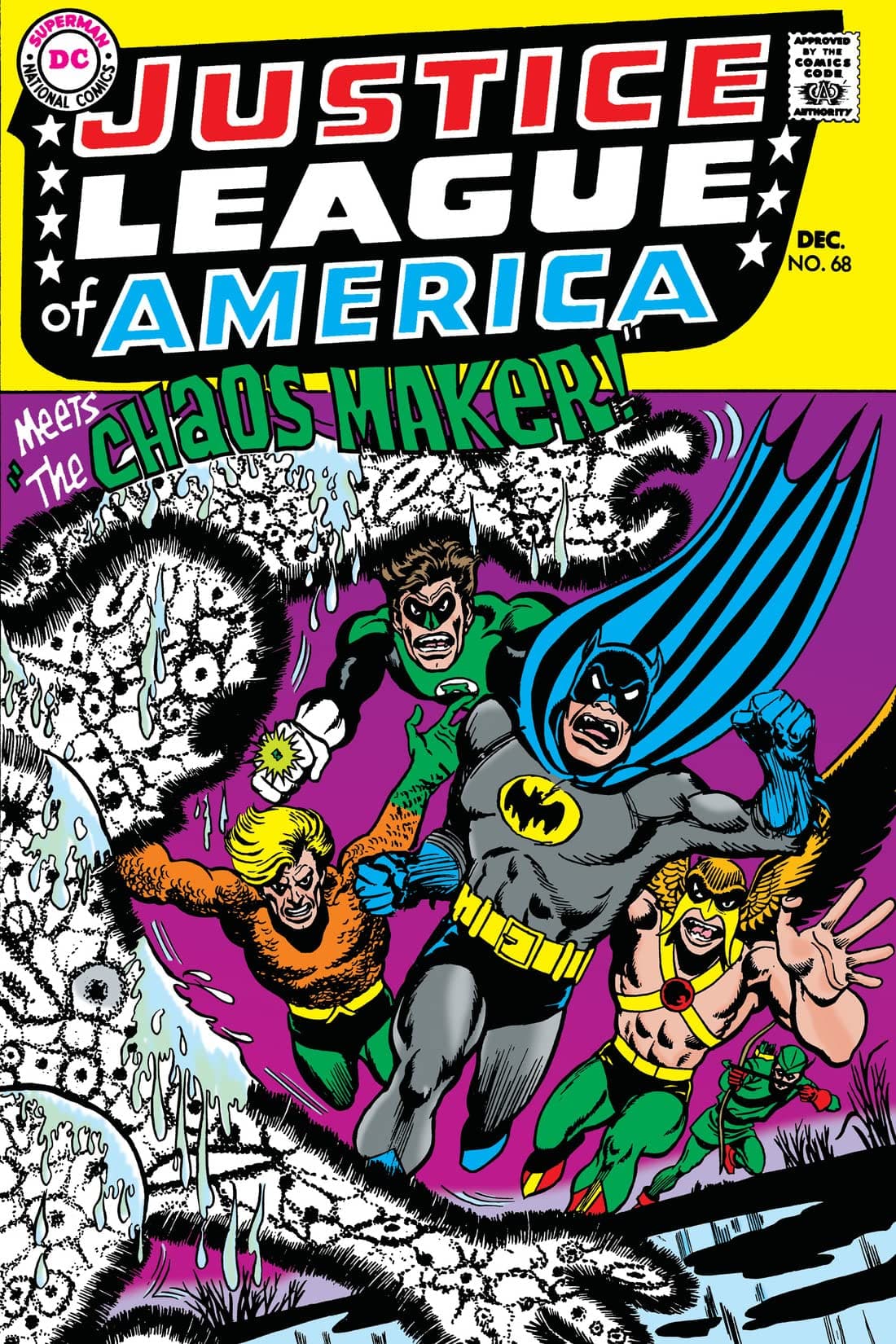 Justice League of America #68 cover