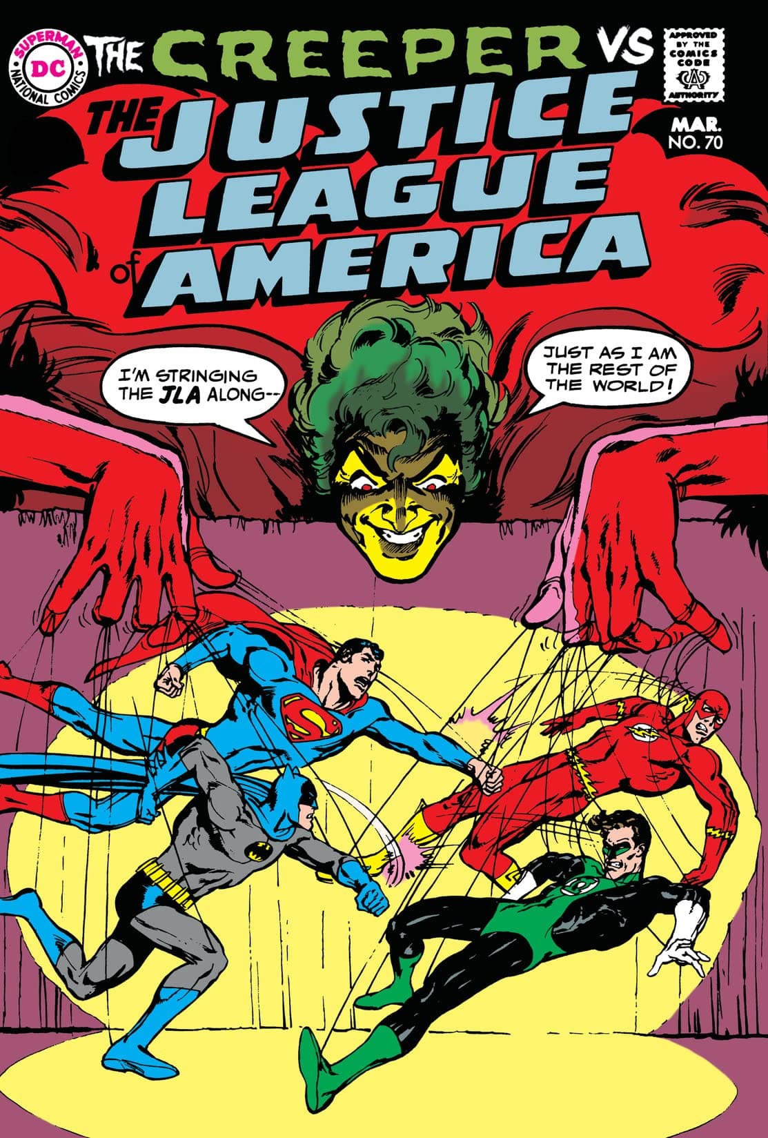 Justice League of America #70 cover