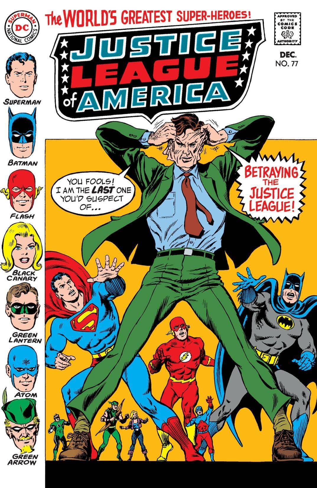 Justice League of America #77 cover