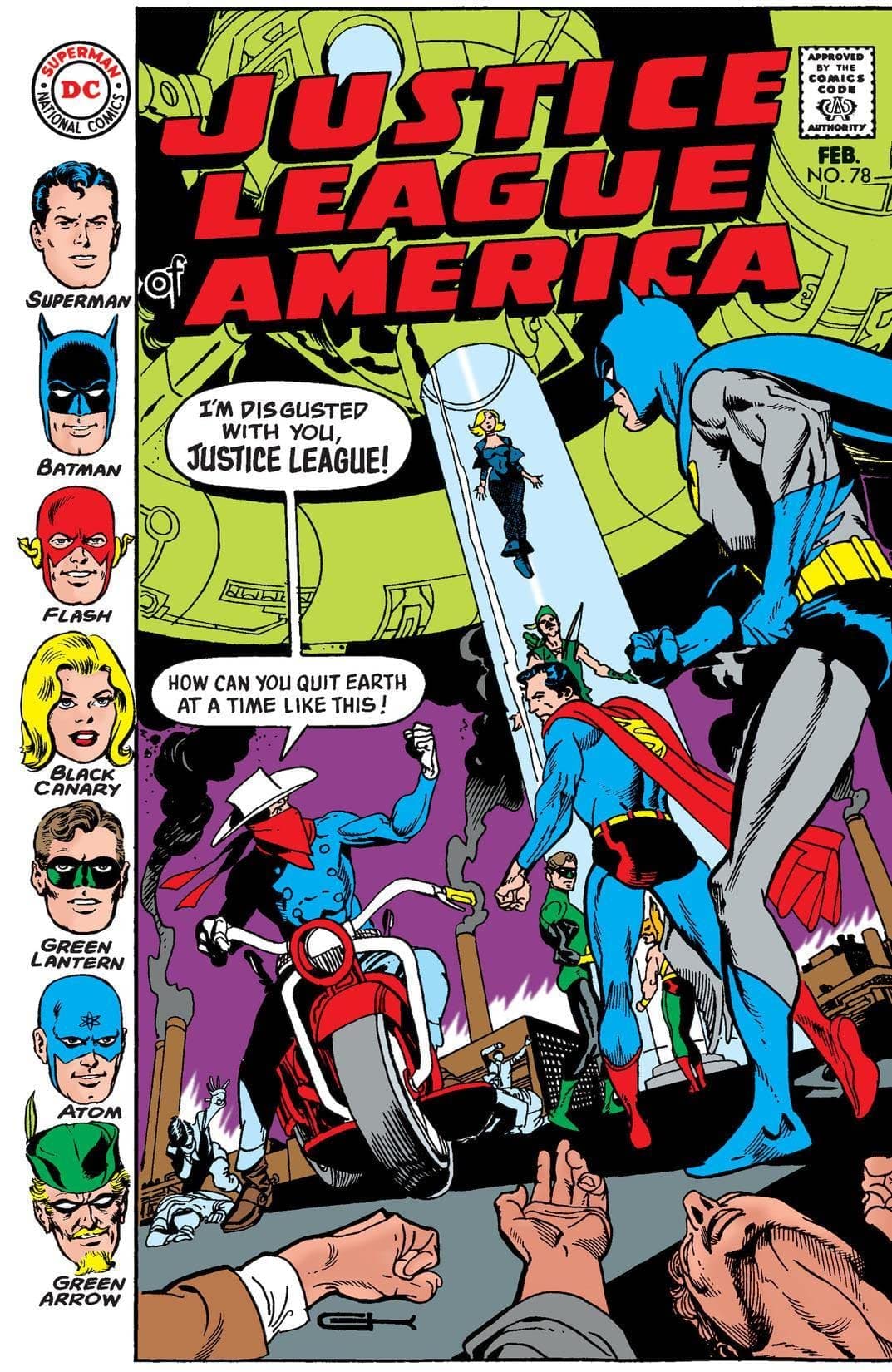 Justice League of America #78 cover