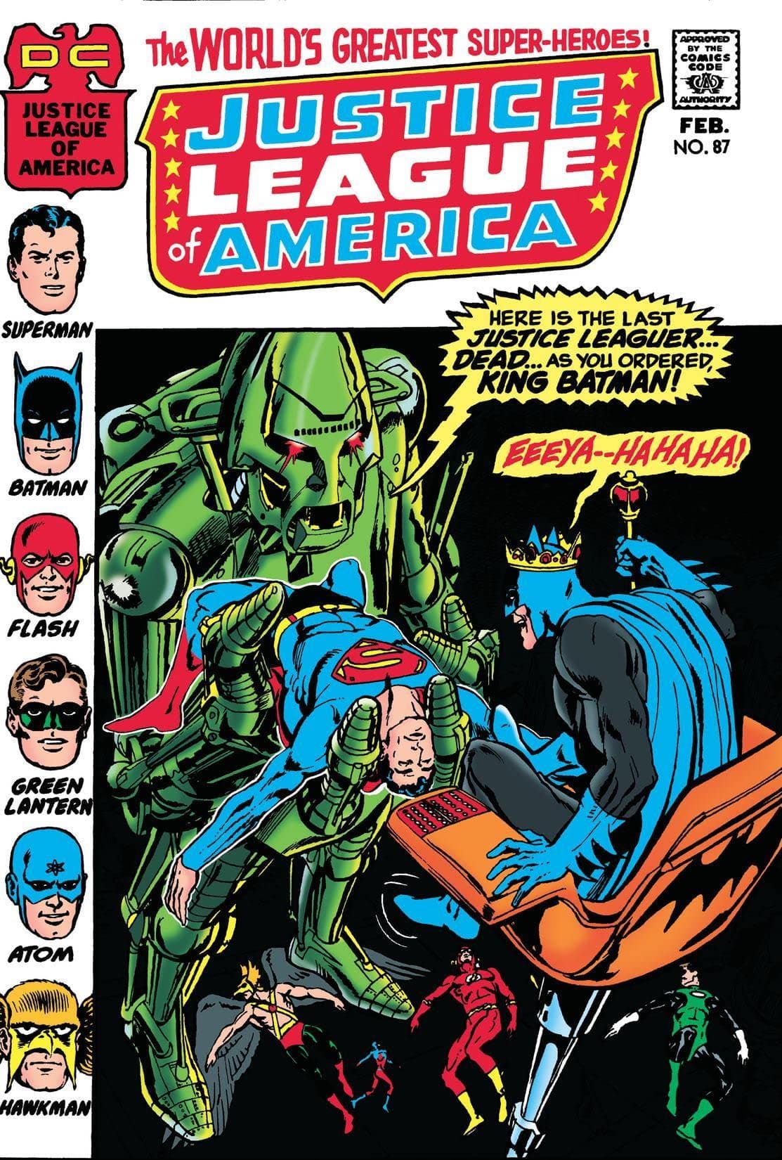 Justice League of America #87 cover