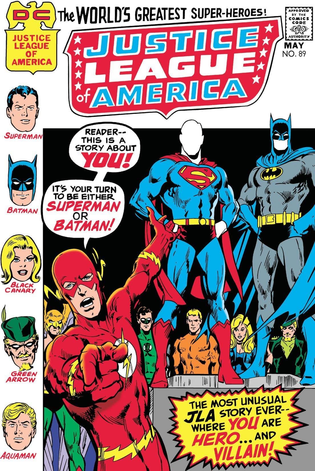 Justice League of America #89 cover