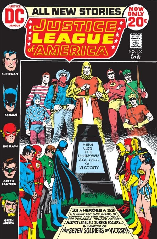 Justice League of America #100 cover
