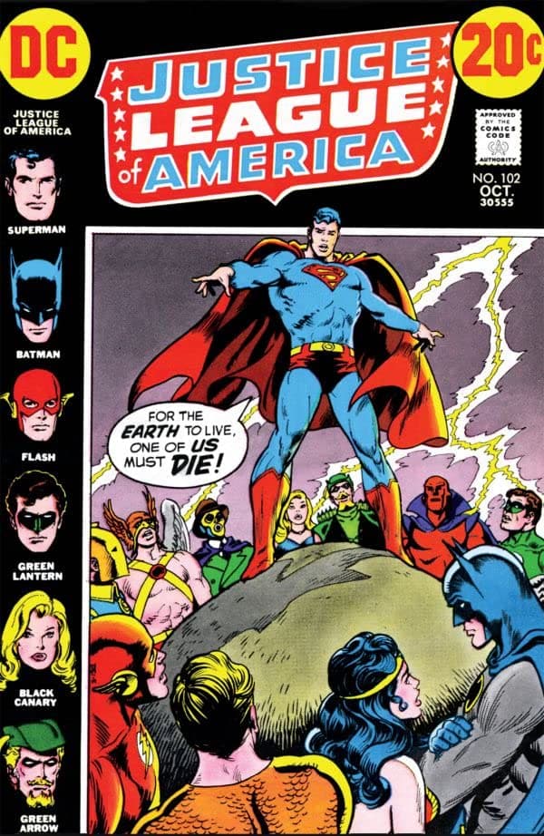 Justice League of America #102 cover