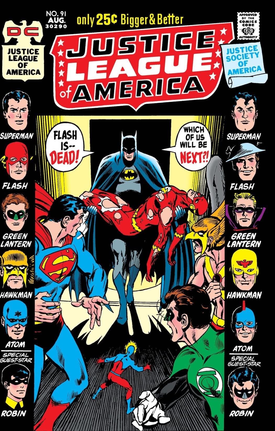 Justice League of America #91 cover