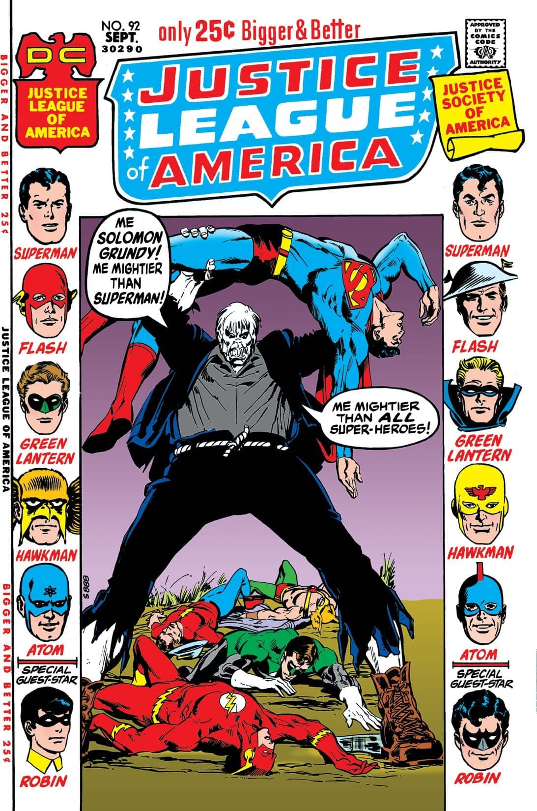 Justice League of America #92 cover