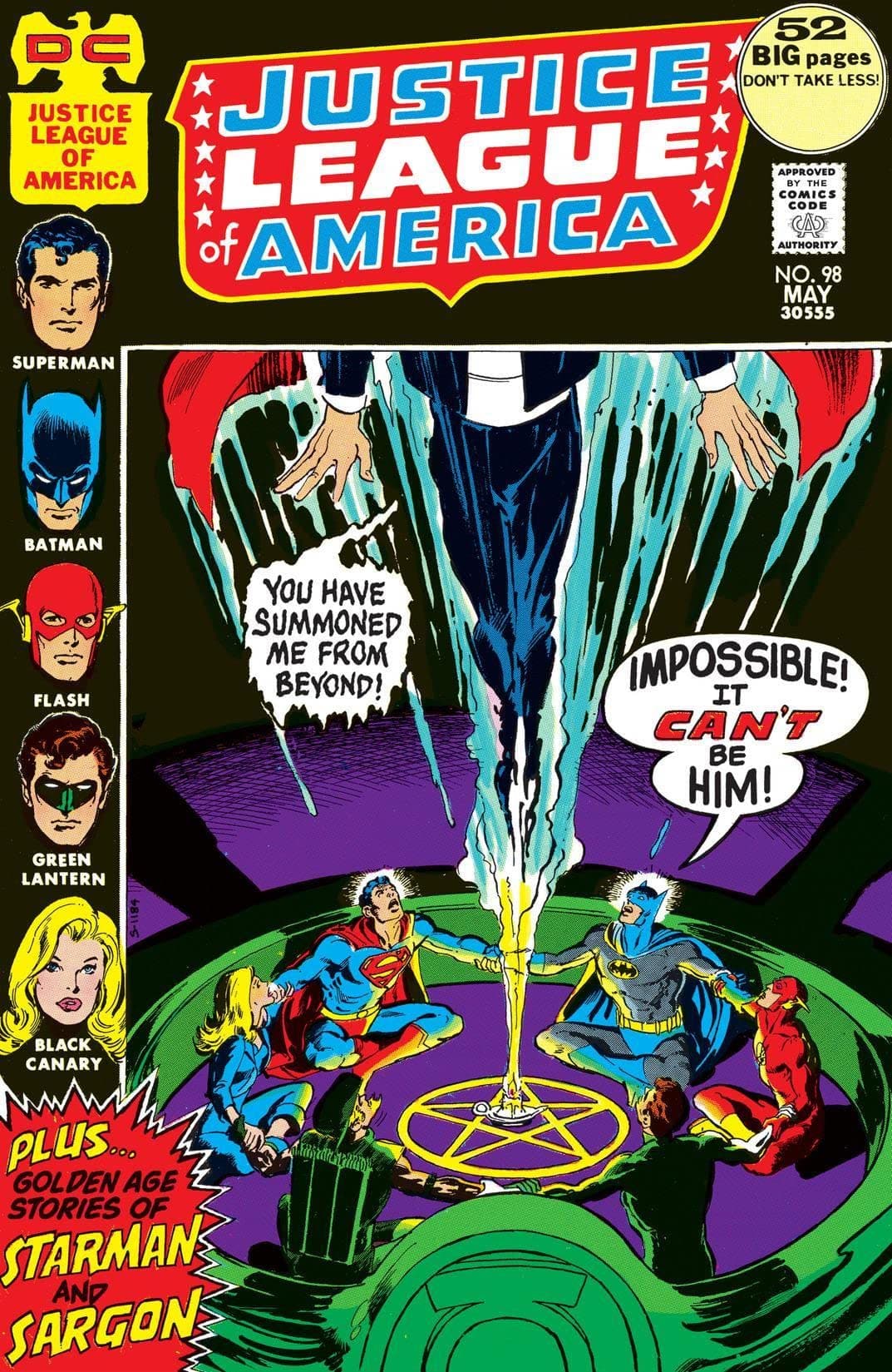 Justice League of America #98 cover