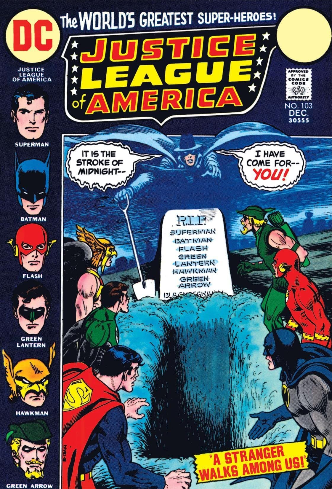 Justice League of America #103 cover
