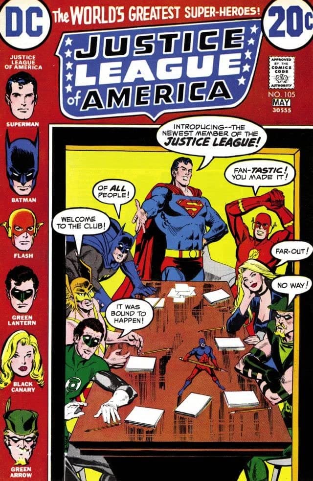 Justice League of America #105 cover