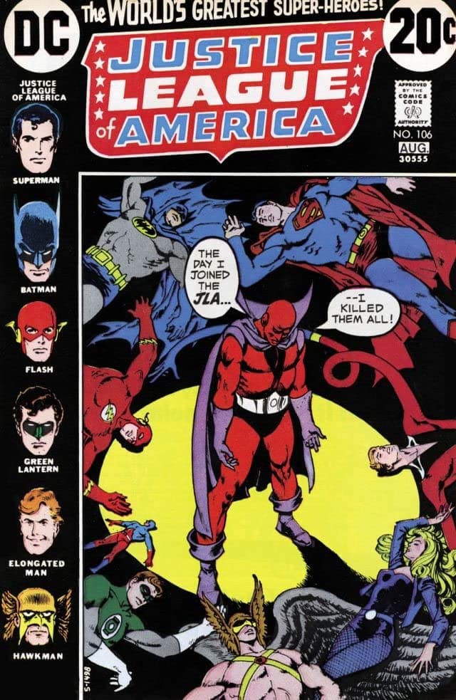 Justice League of America #106 cover