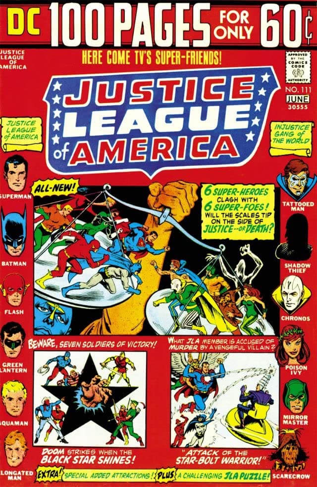 Justice League of America #111 cover