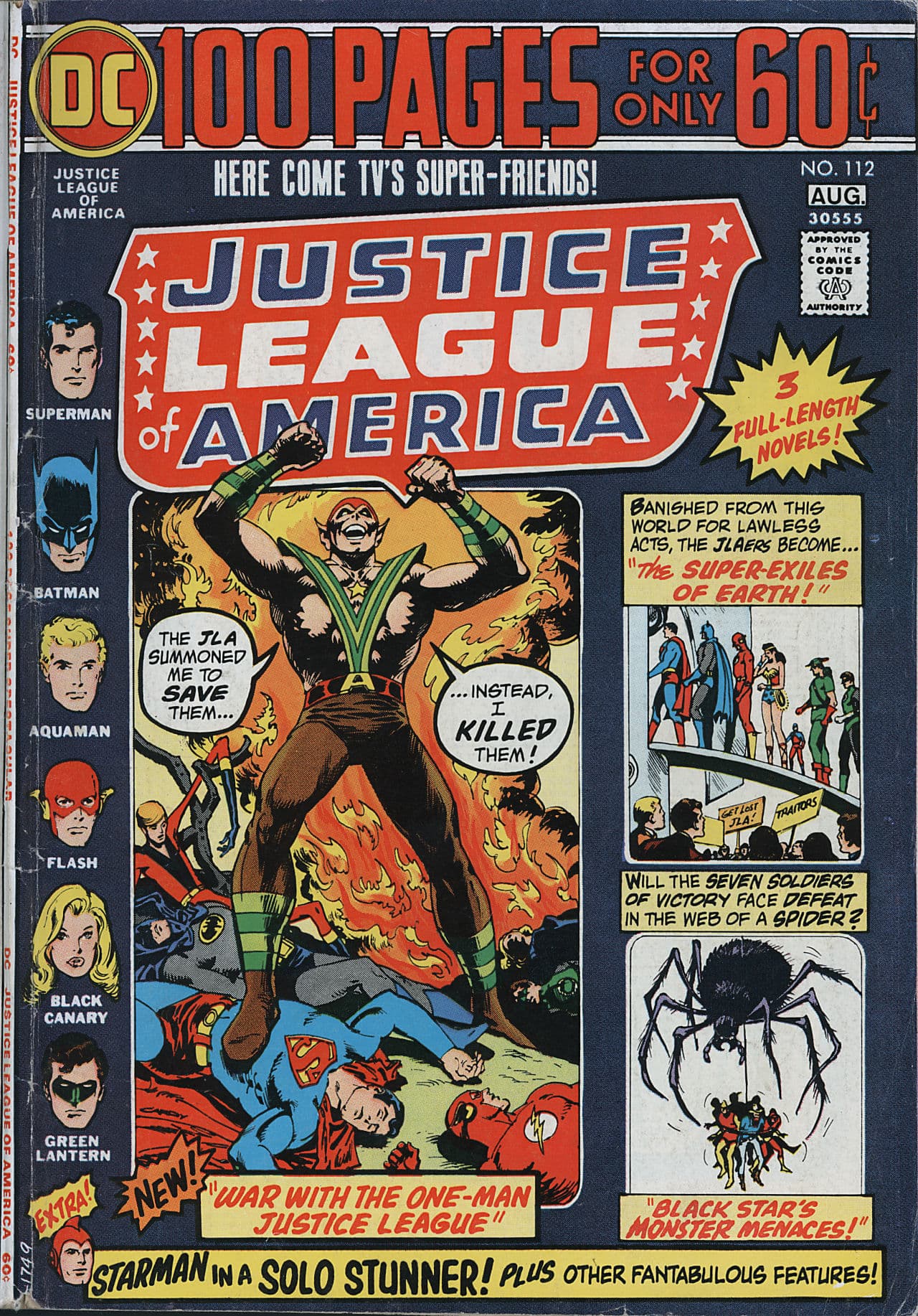 Justice League of America #112 cover