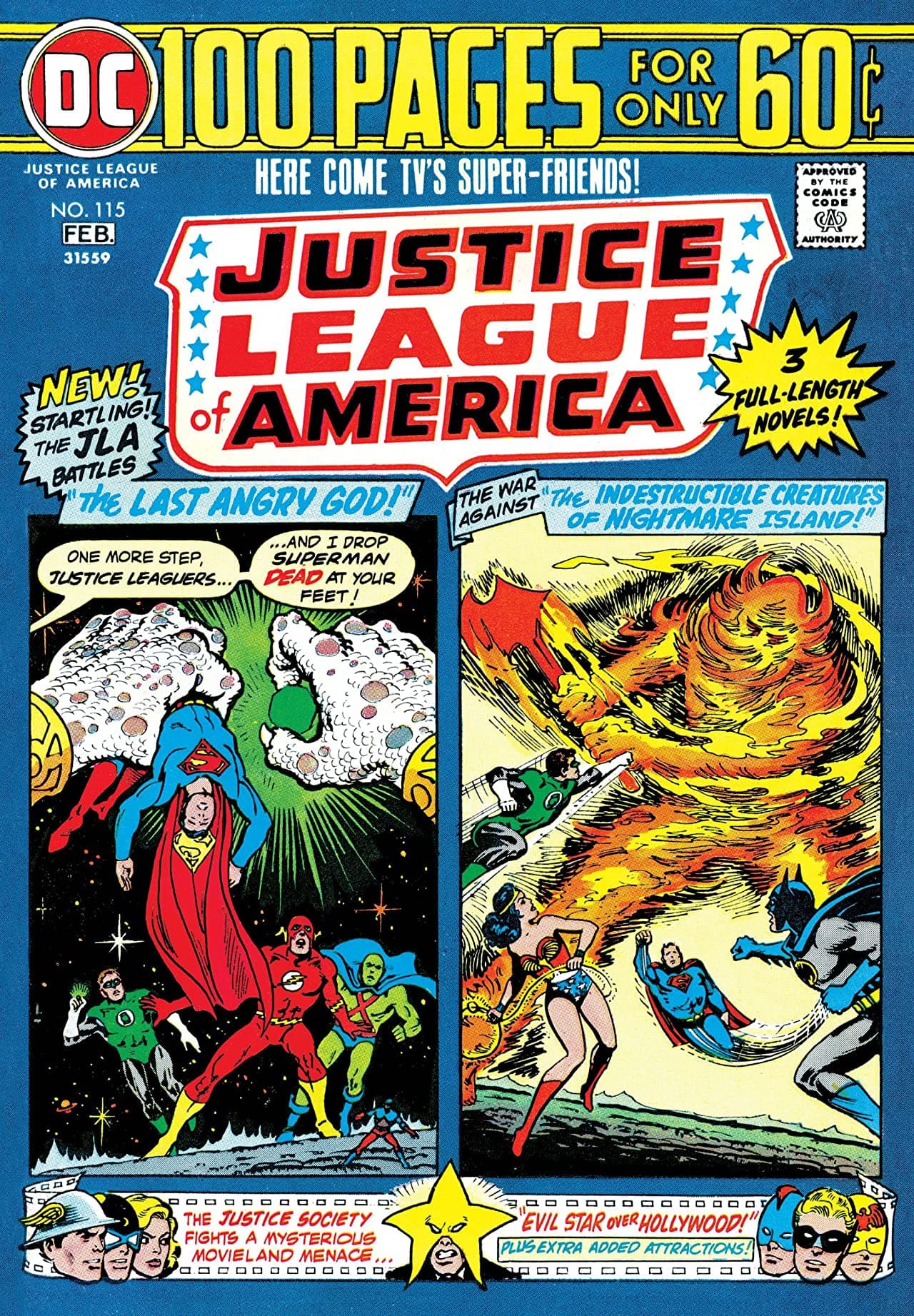 Justice League of America #115 cover