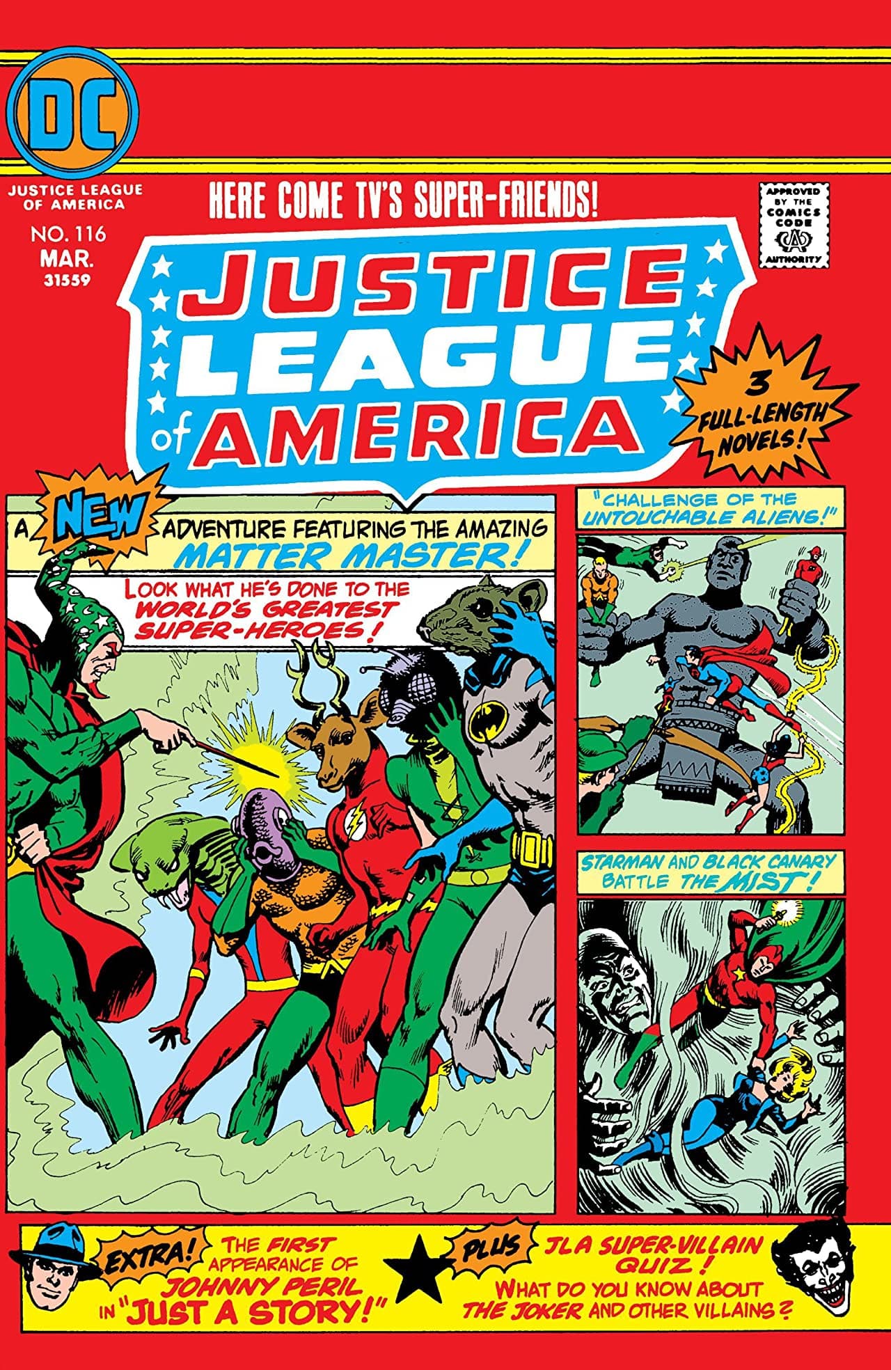Justice League of America #116 cover