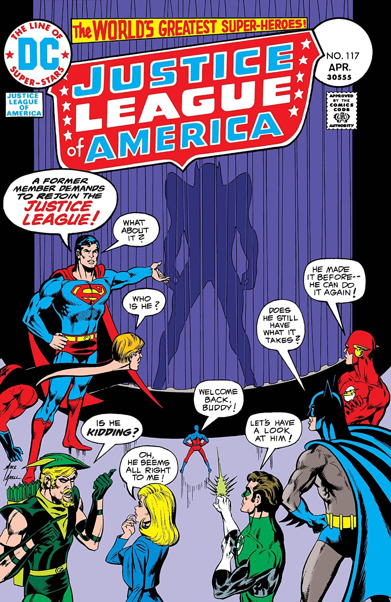 Justice League of America #117 cover
