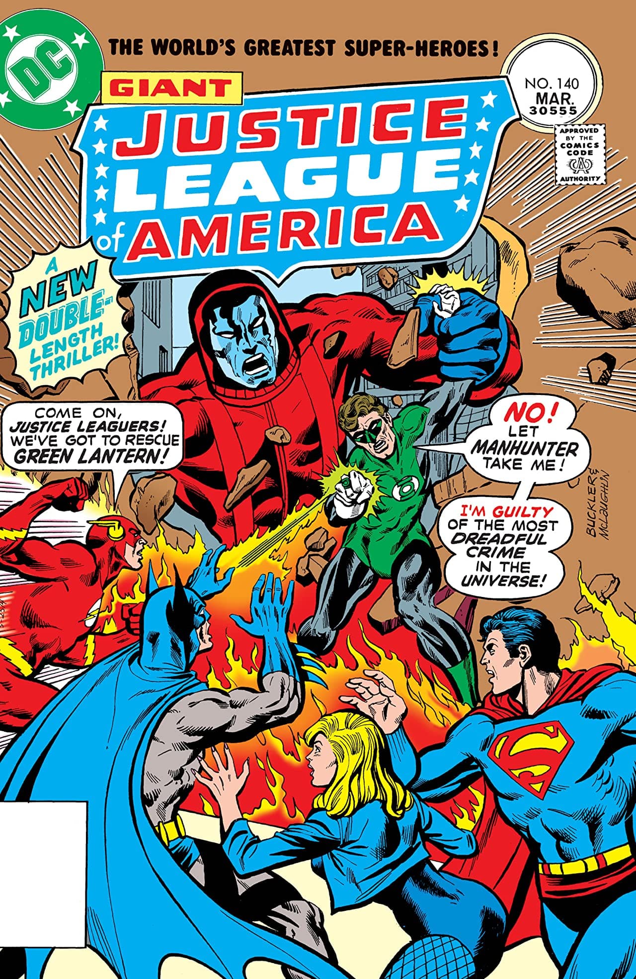 Justice League of America #140 cover