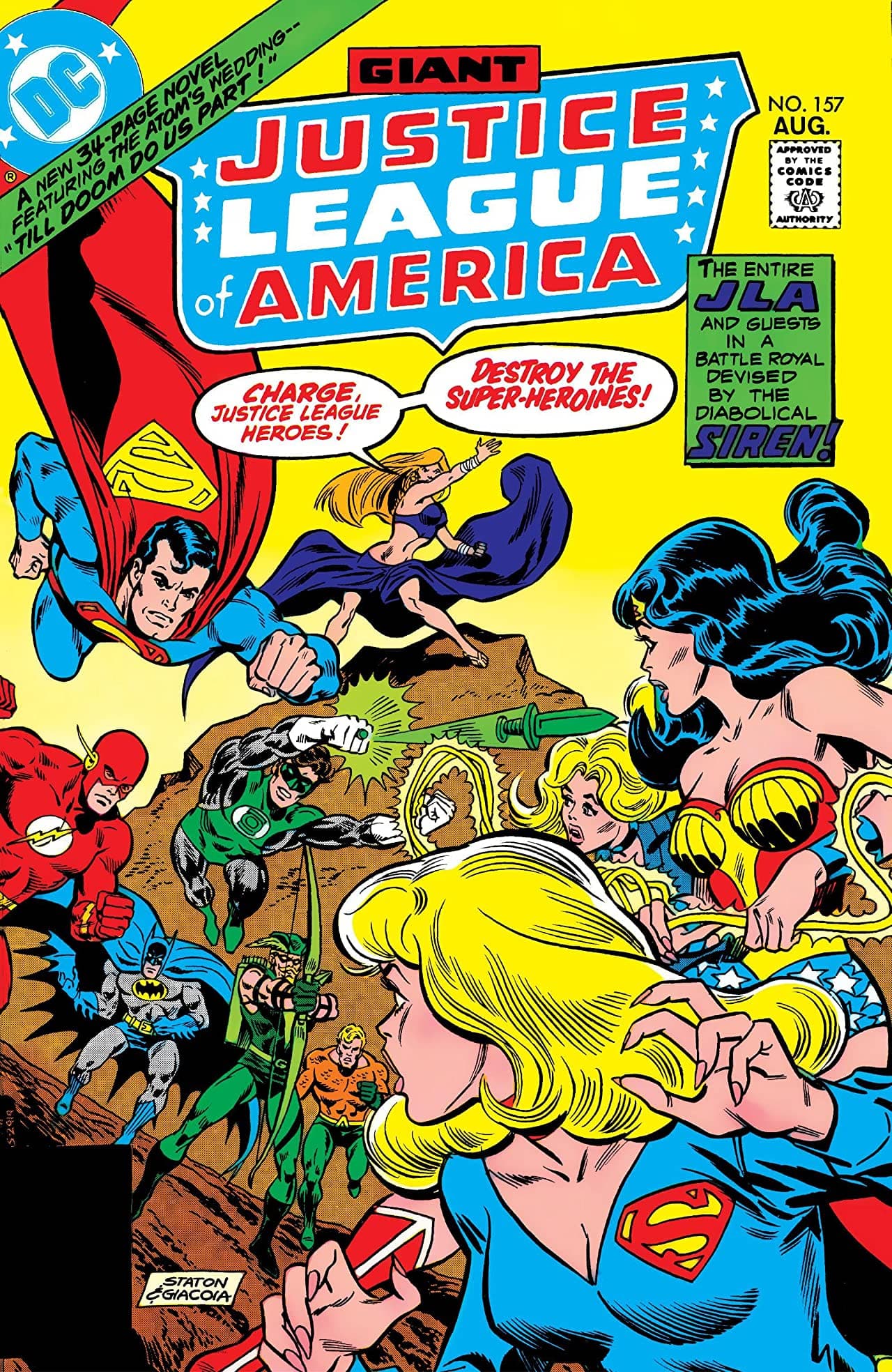 Justice League of America #157 cover