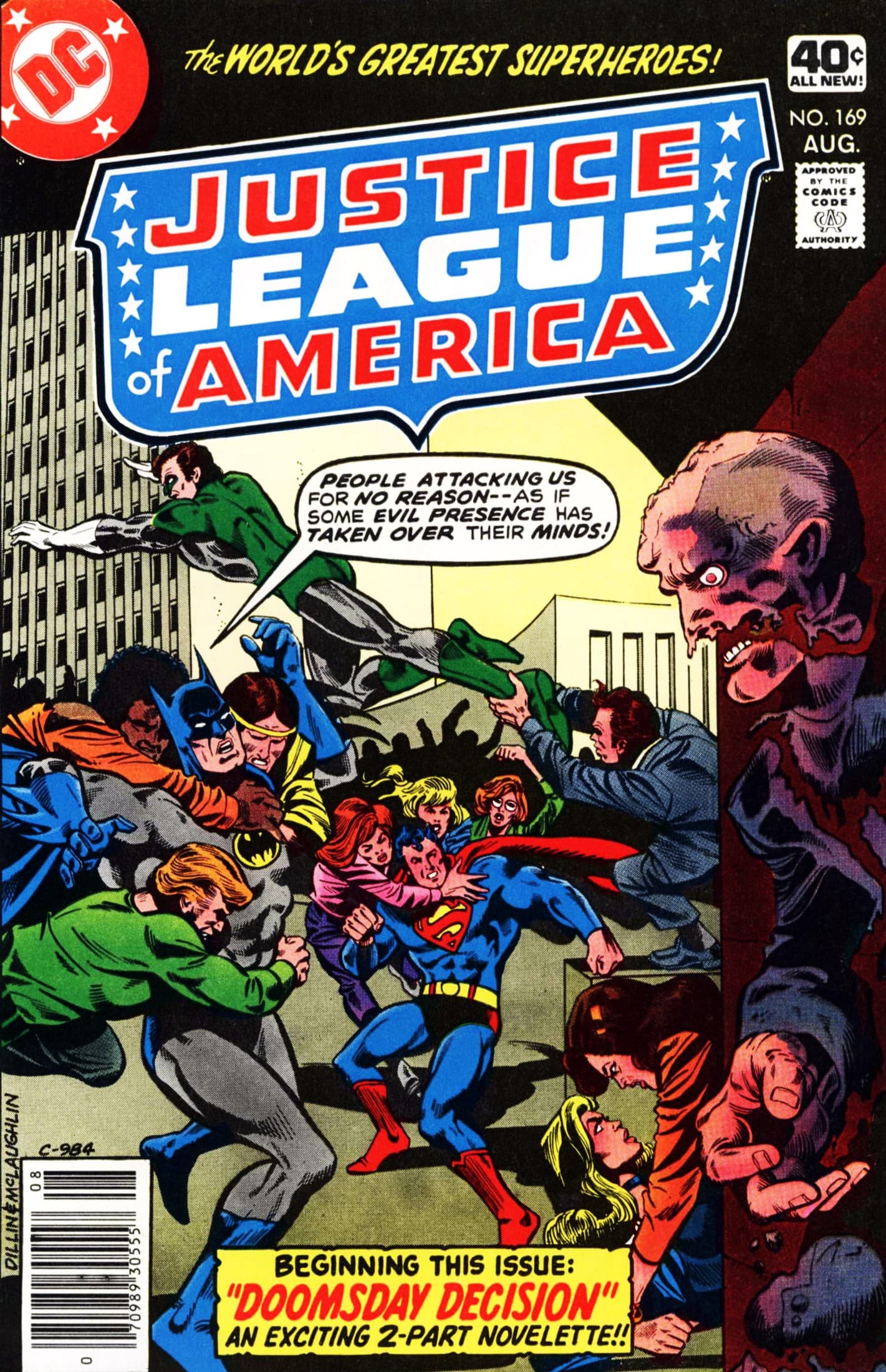 Justice League of America #169 cover