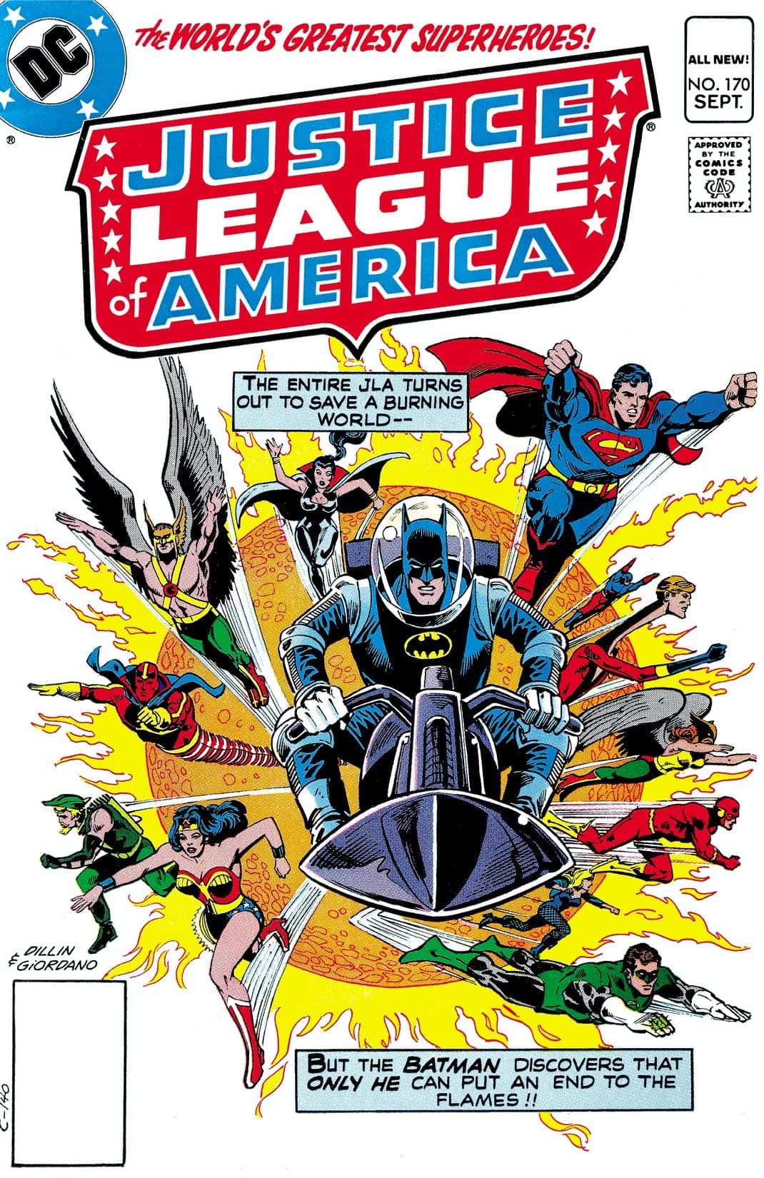 Justice League of America #170 cover