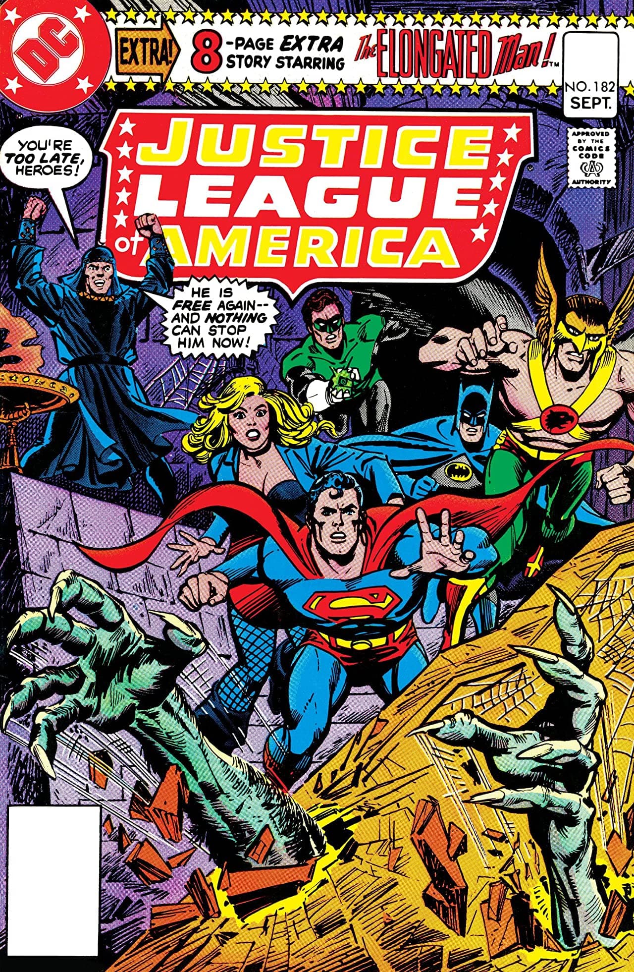 Justice League of America #182 cover
