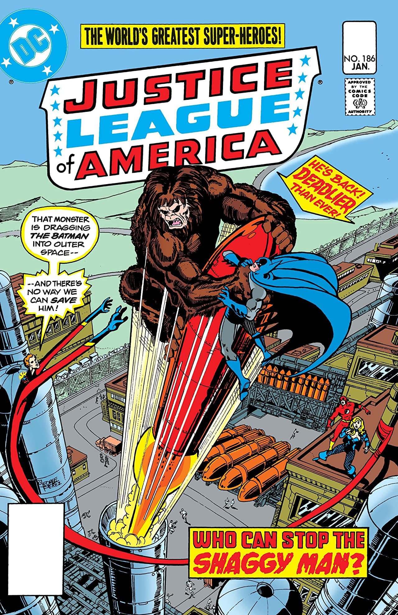 Justice League of America #186 cover