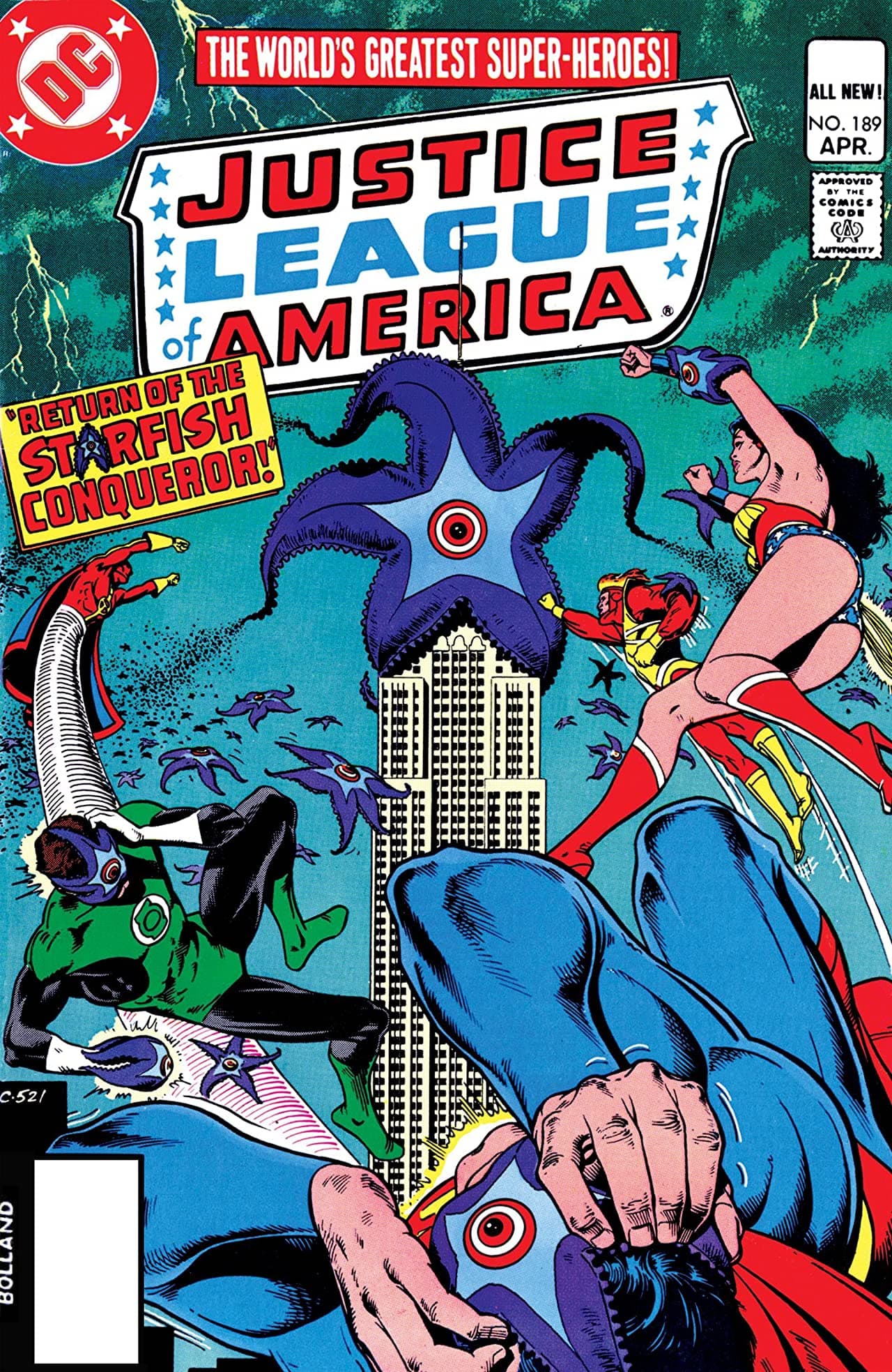 Justice League of America #189 cover