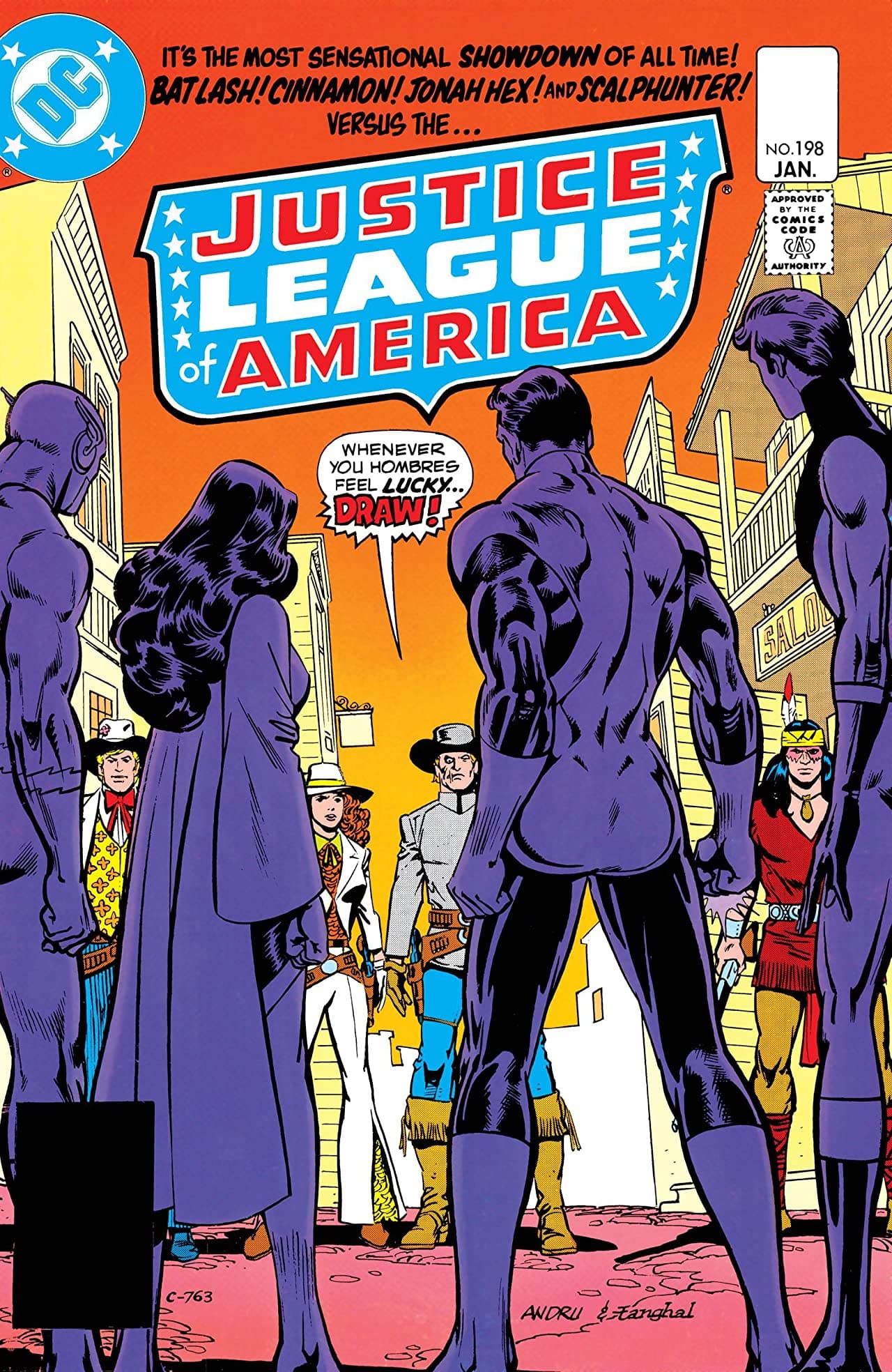 Justice League of America #198 cover