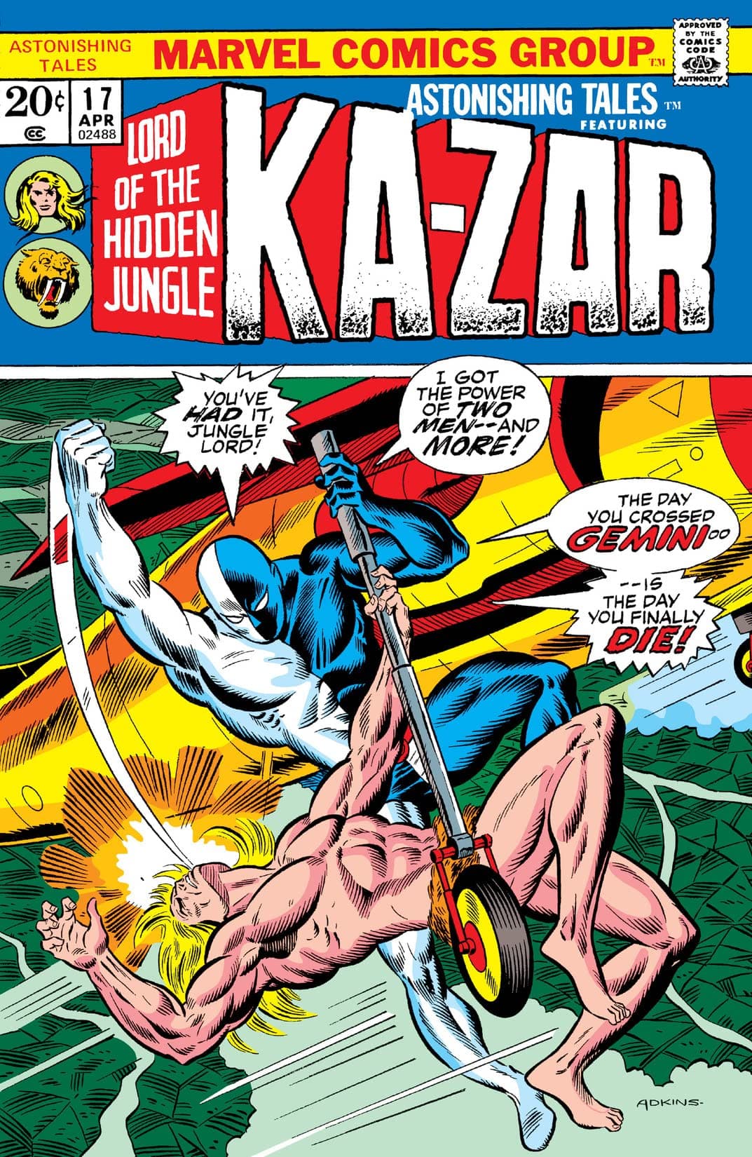 Astonishing Tales #17 cover