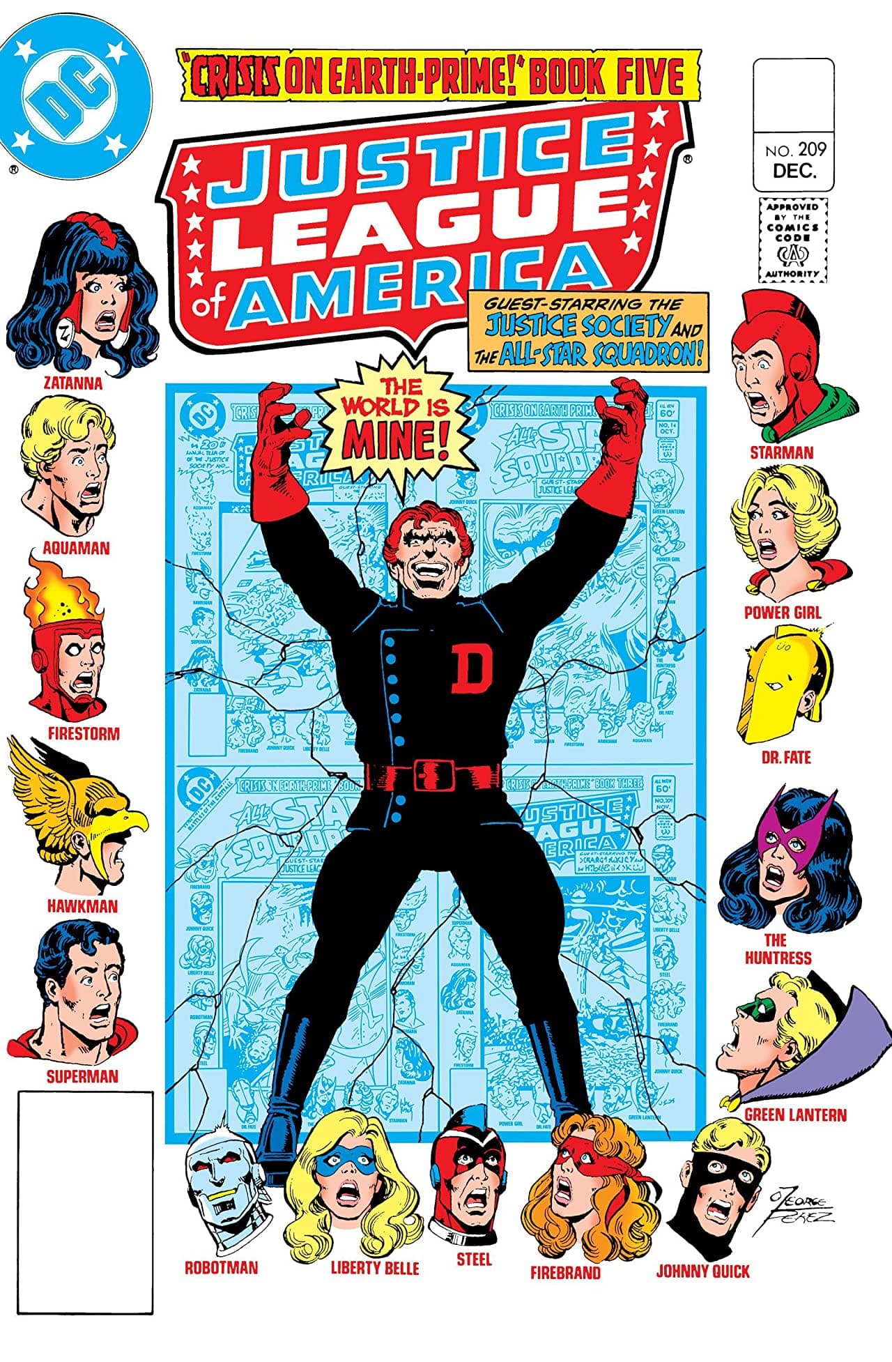 Justice League of America #209 cover