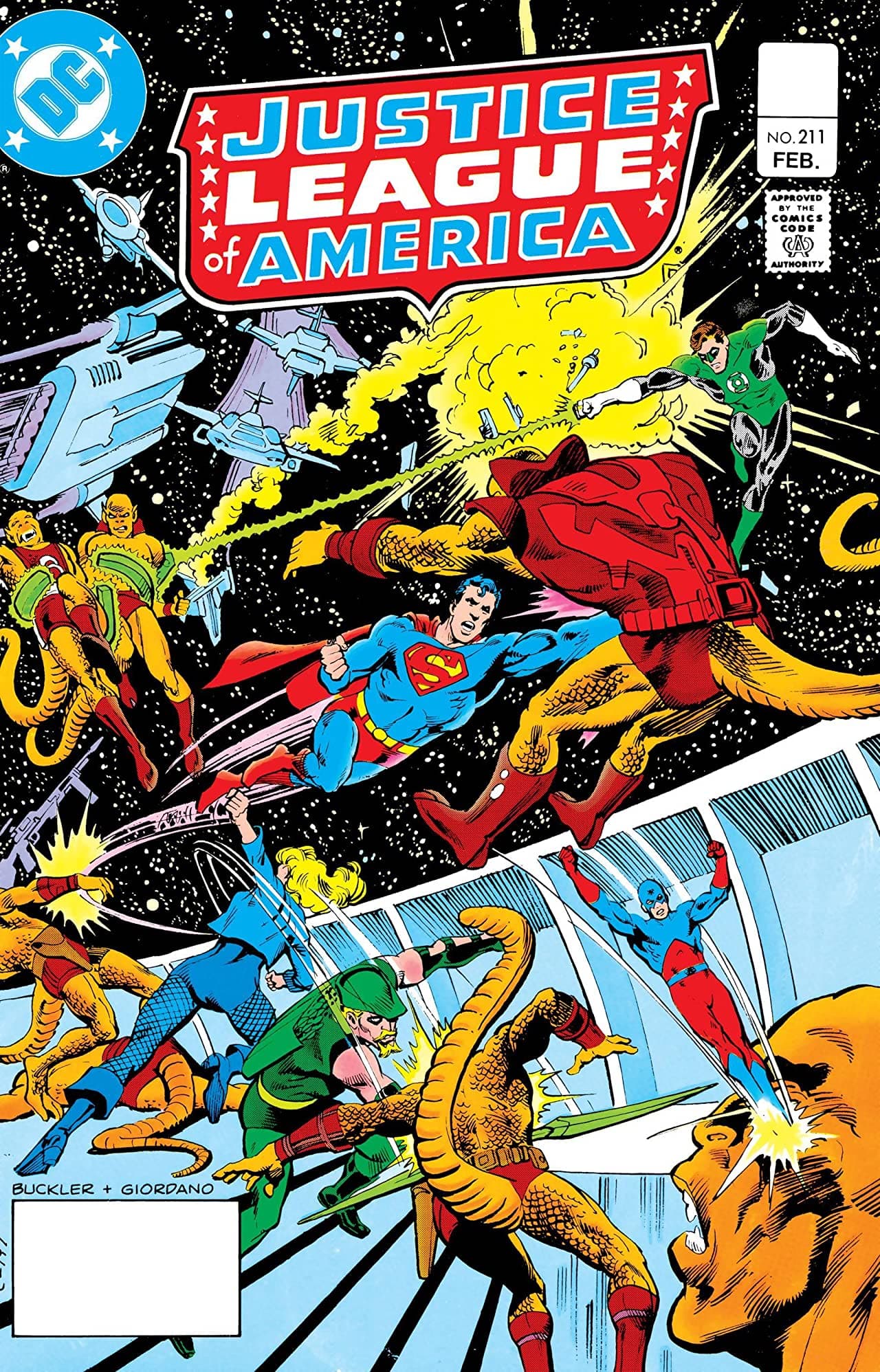 Justice League of America #211 cover