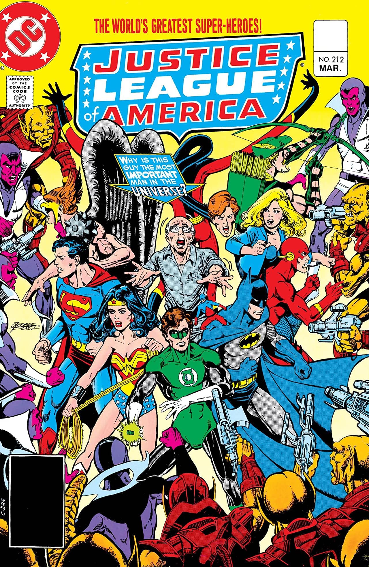 Justice League of America #212 cover