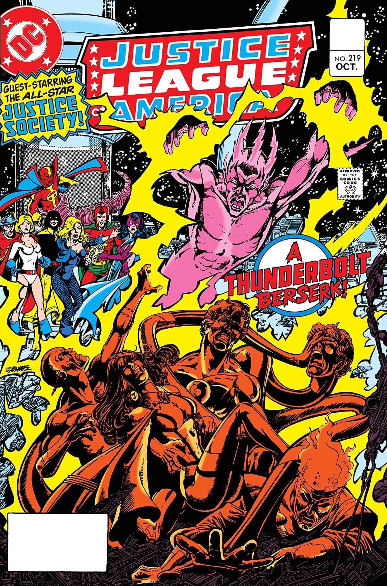 Justice League of America #219 cover