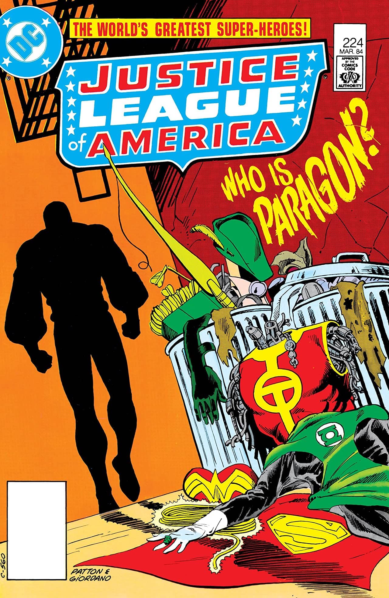 Justice League of America #224 cover