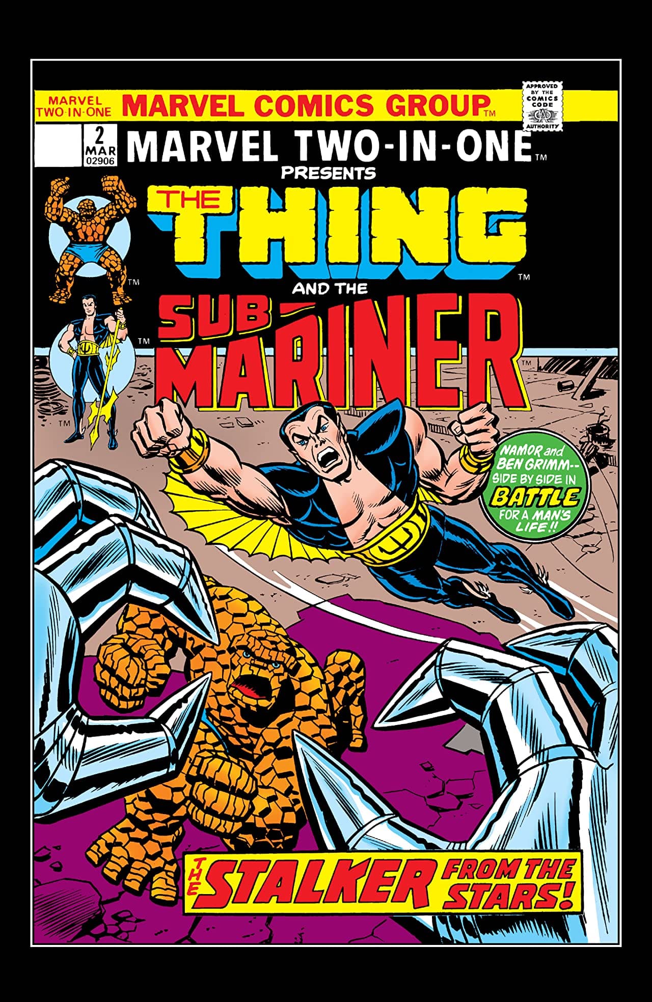 Marvel Two-in-One #2 cover