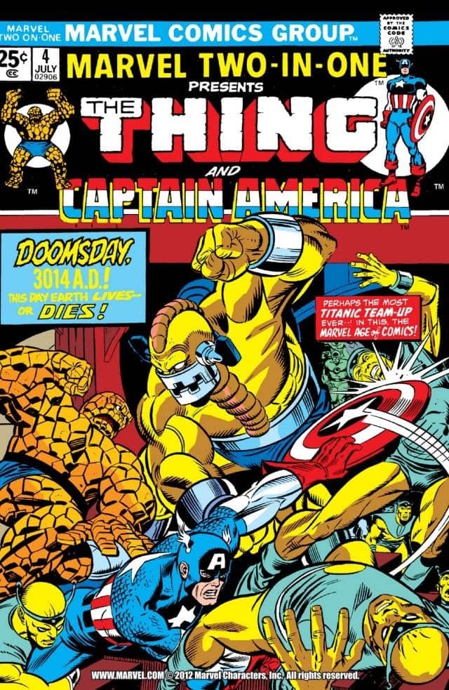 Marvel Two-in-One #4 cover