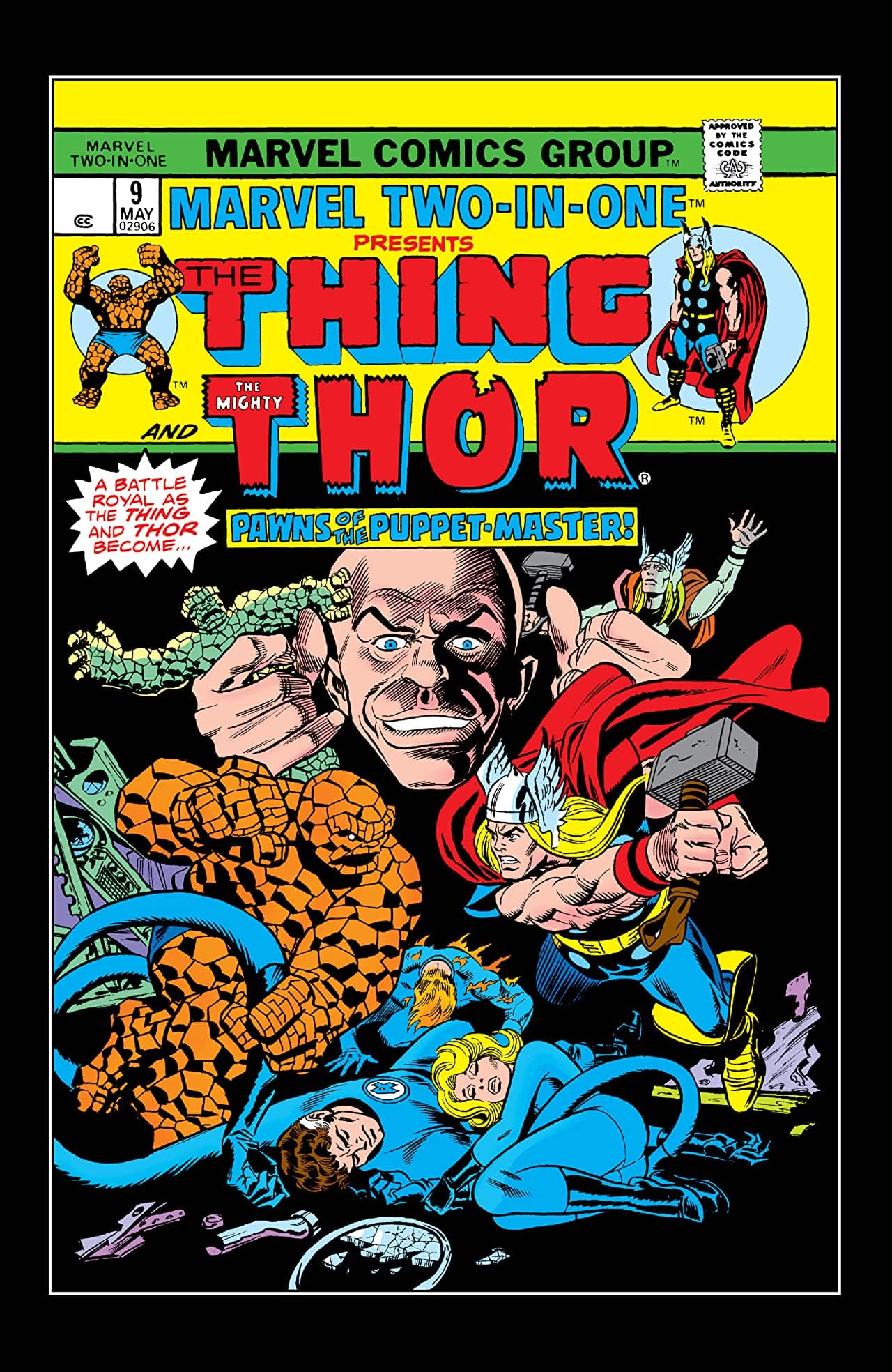 Marvel Two-in-One #9 cover