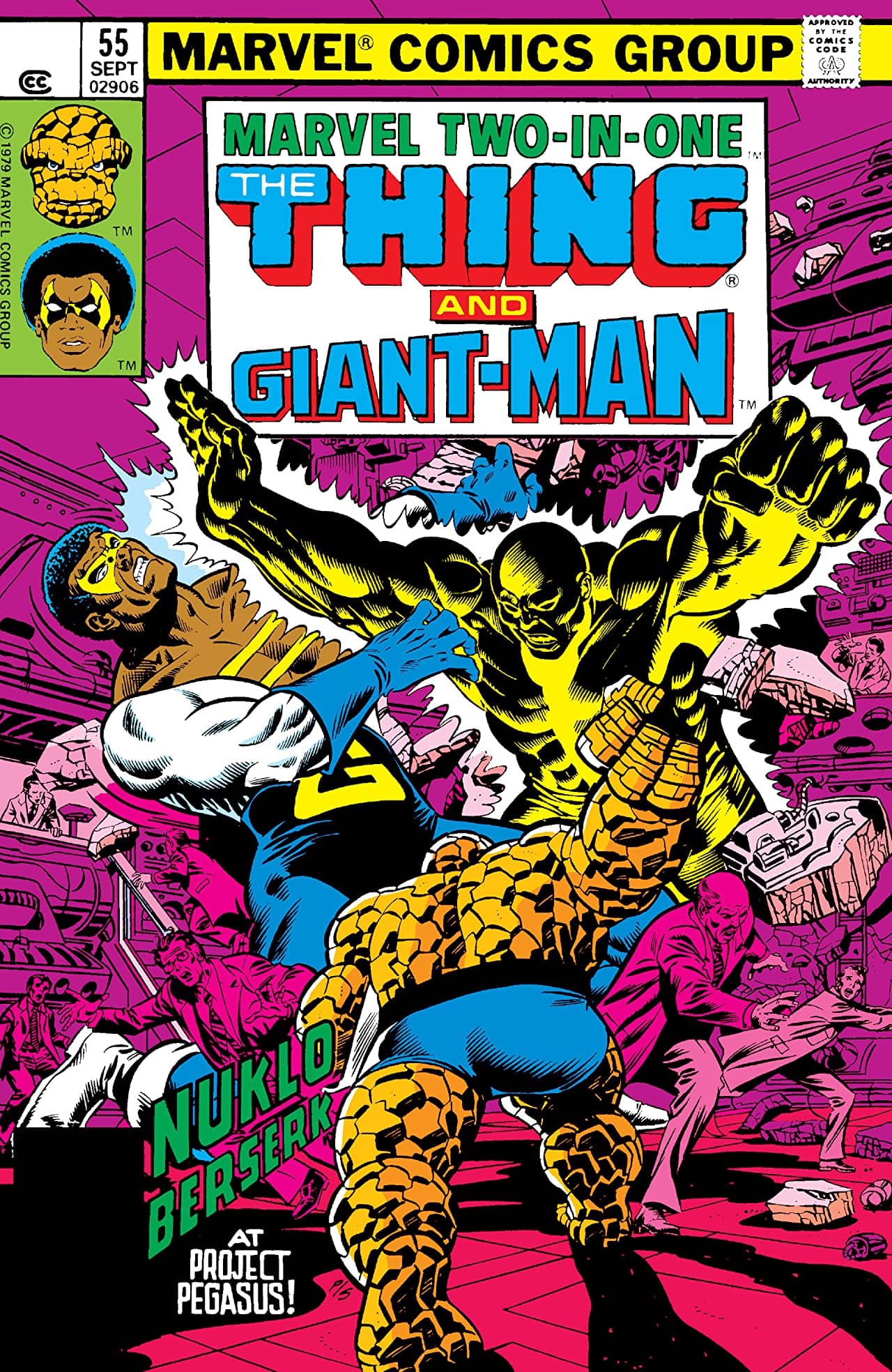 Marvel Two-in-One #55 cover