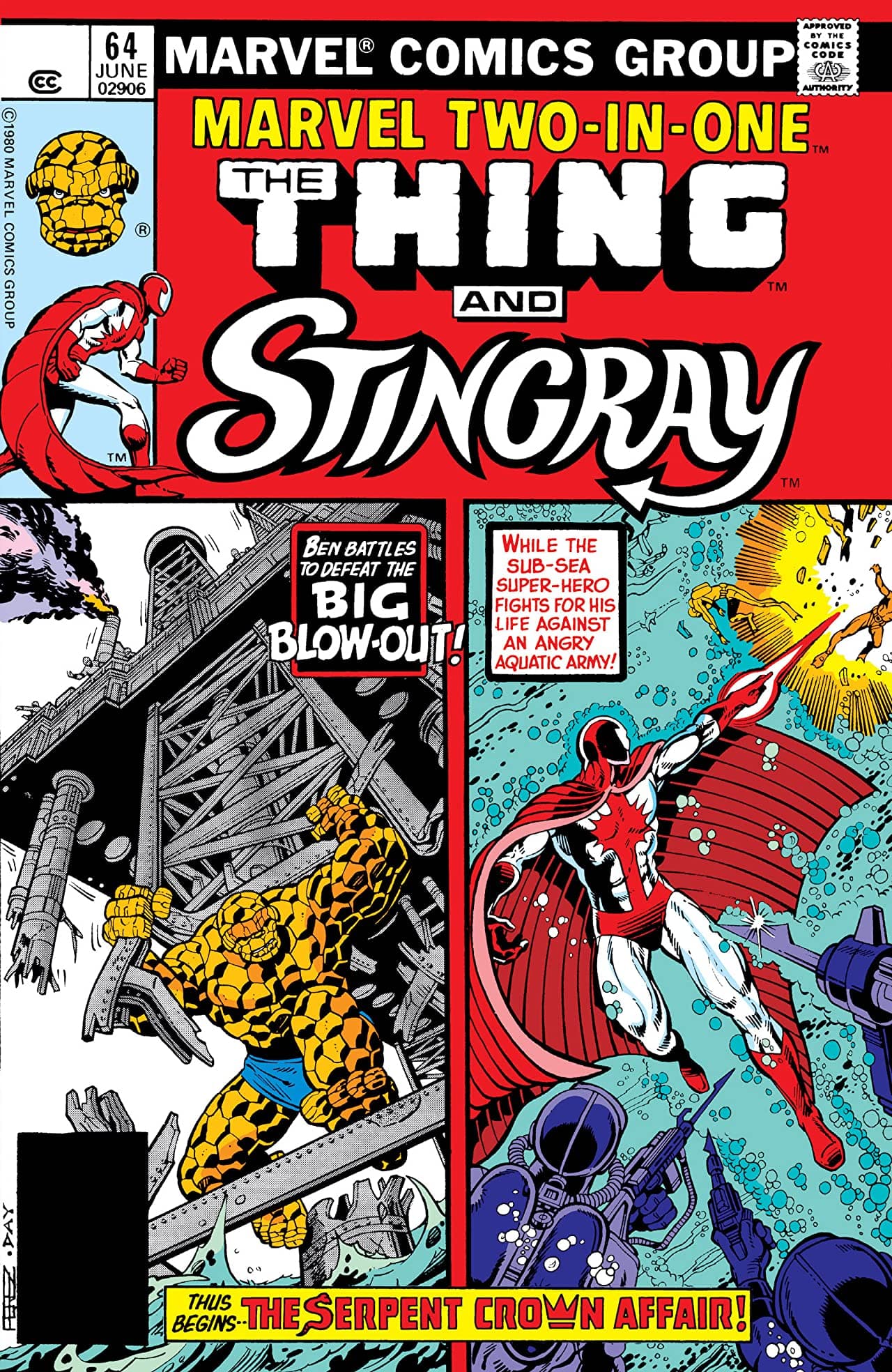 Marvel Two-in-One #64 cover
