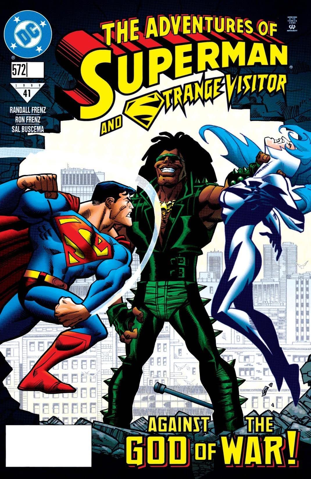 Adventures of Superman #572 cover
